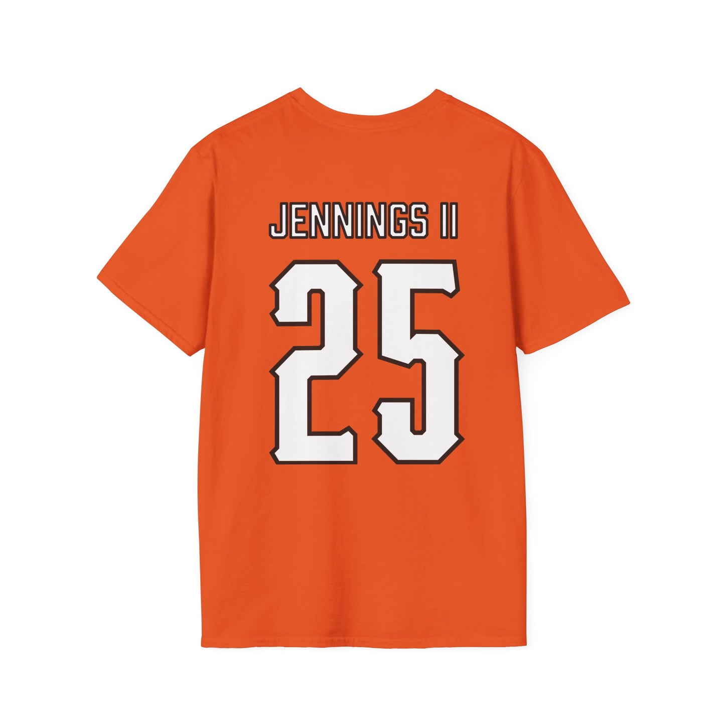 Robert Jennings II #25 Orange Pokes T-Shirt