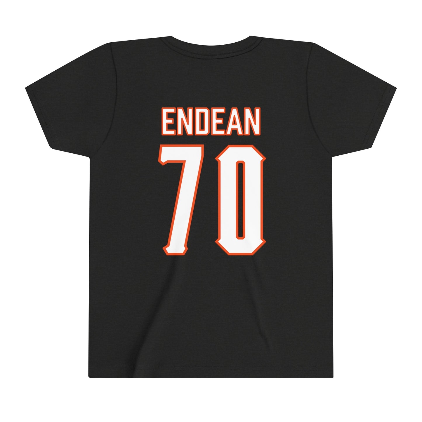 Youth Jack Endean #70 Cursive Cowboys T-Shirt