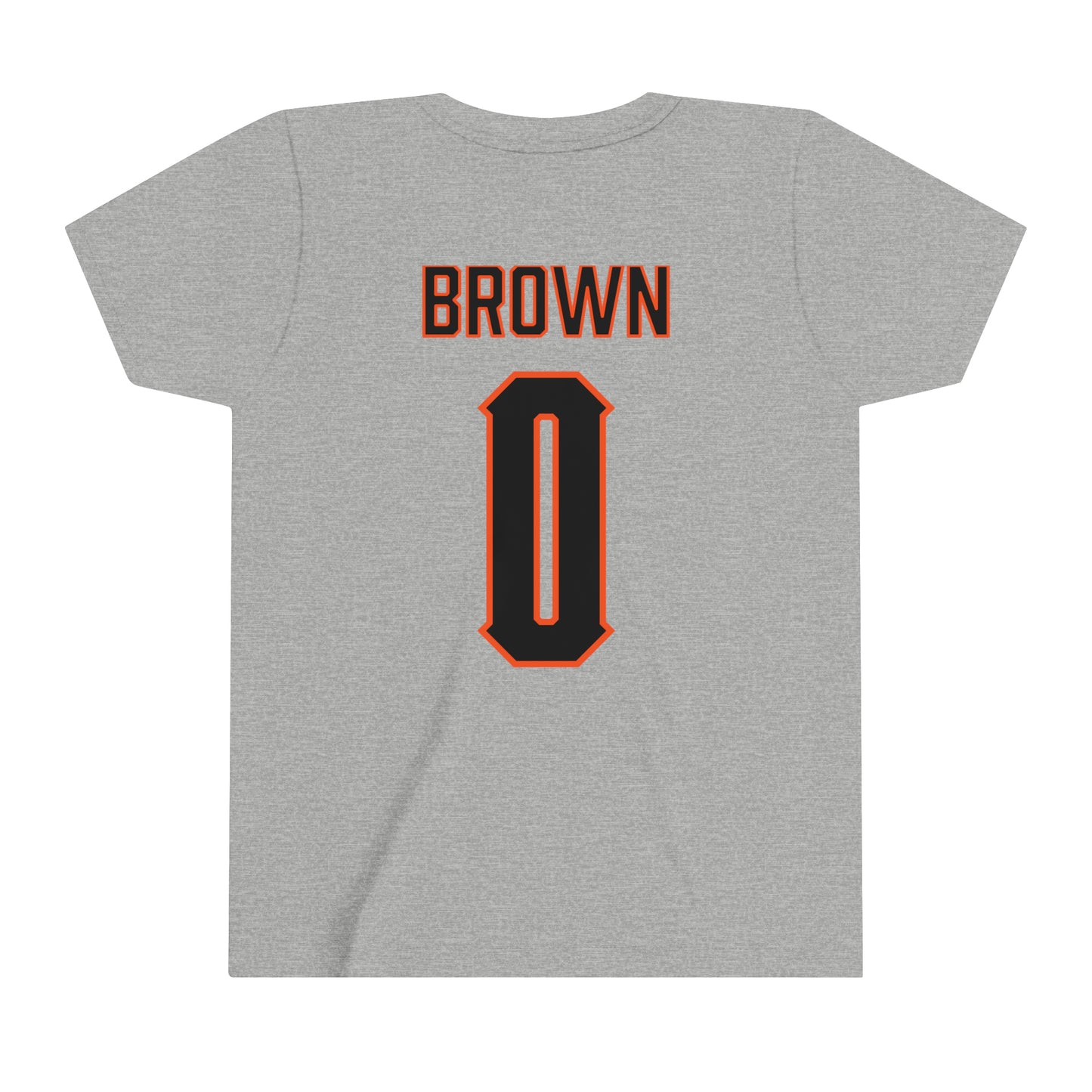 Naz Brown #0 Cursive Cowboys Youth T-Shirt