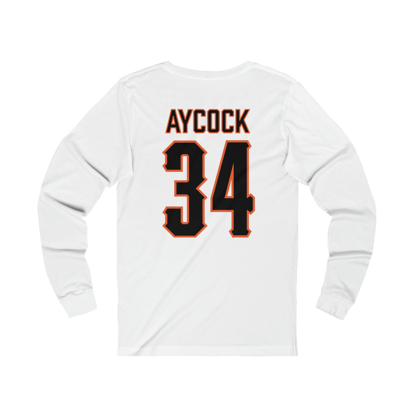 Kyra Aycock #34 Cursive Cowgirls Long Sleeve T-Shirt