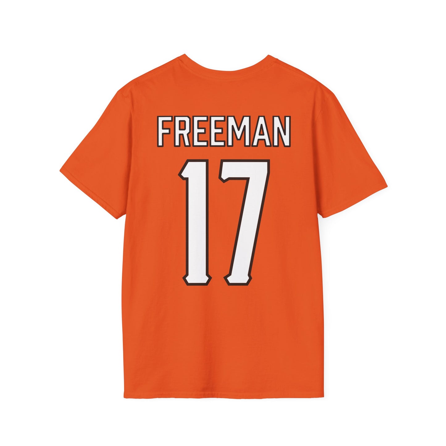 Gavin Freeman #17 Orange Pokes T-Shirt