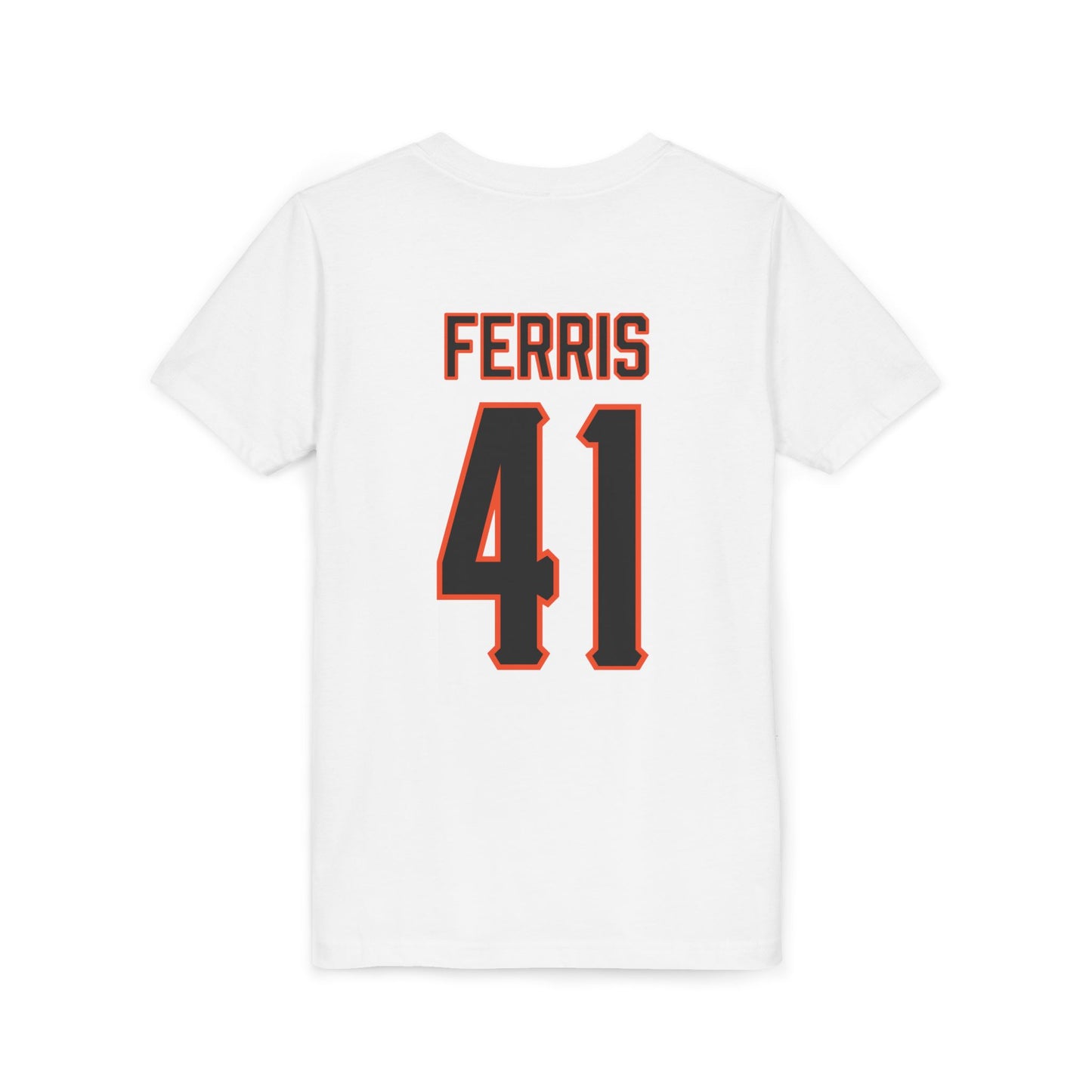 Youth Kash Ferris #41 Cursive Cowboys T-Shirt