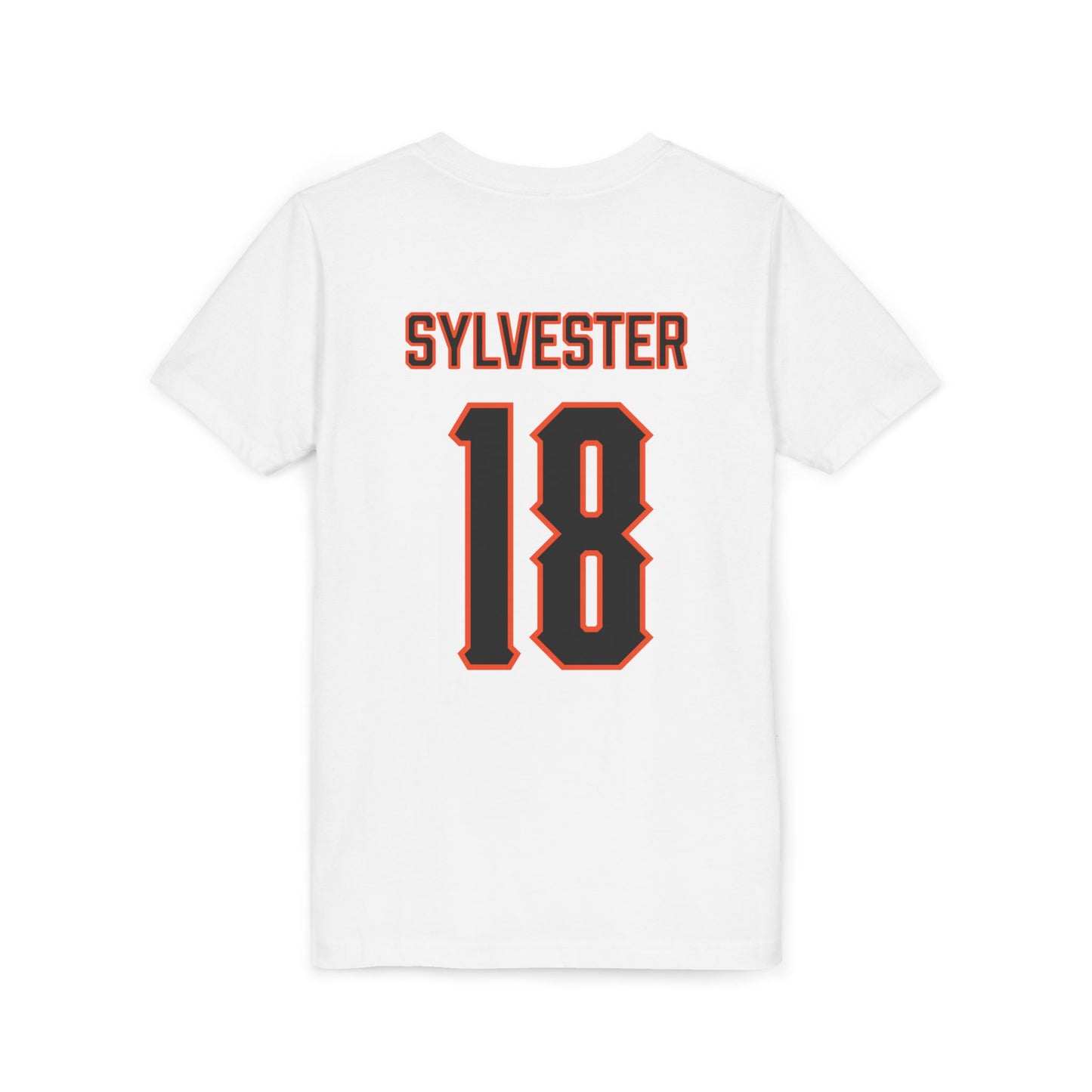 Youth Beau Sylvester #18 Cursive Cowboys T-Shirt