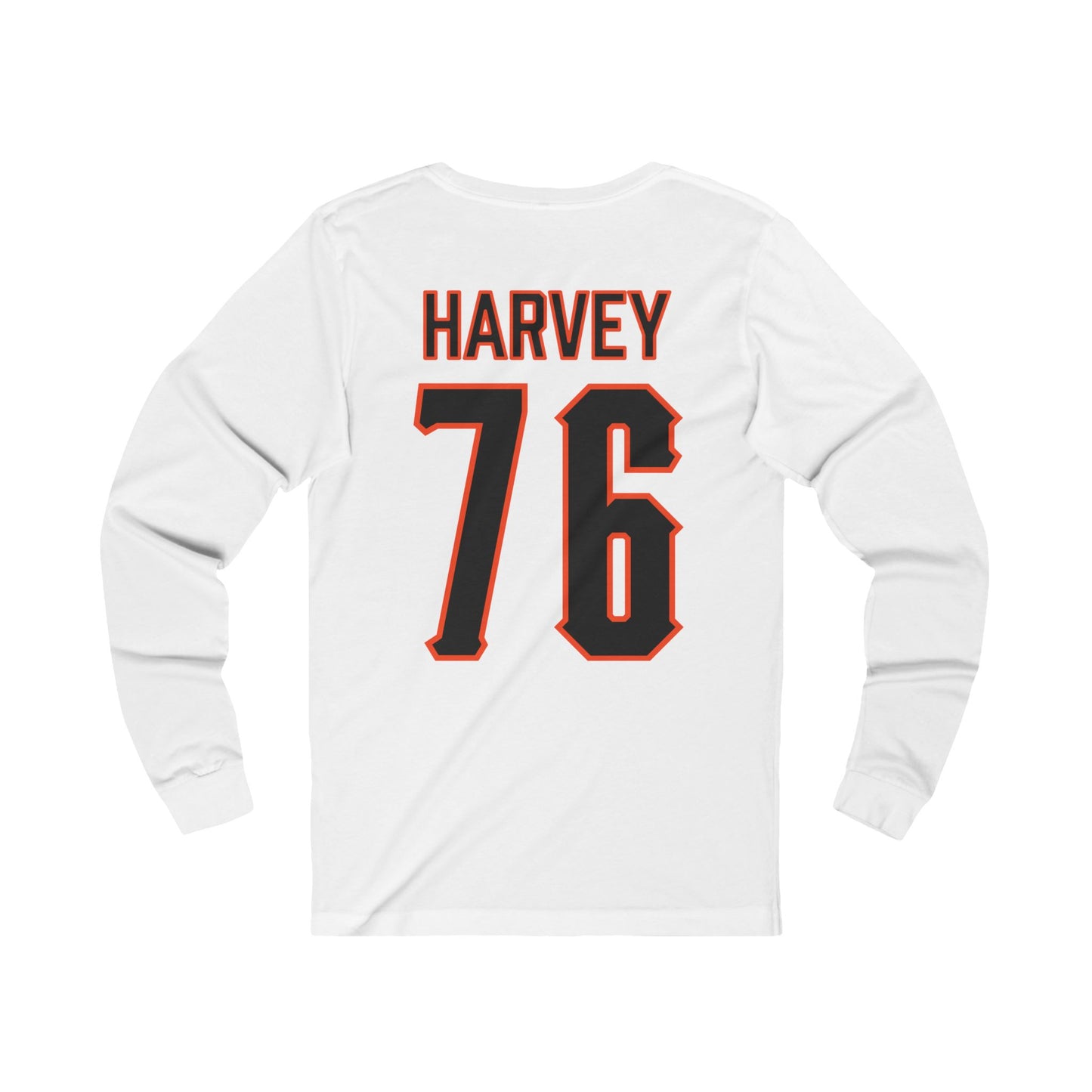 Calvin Harvey #76 Cursive Cowboys Long Sleeve