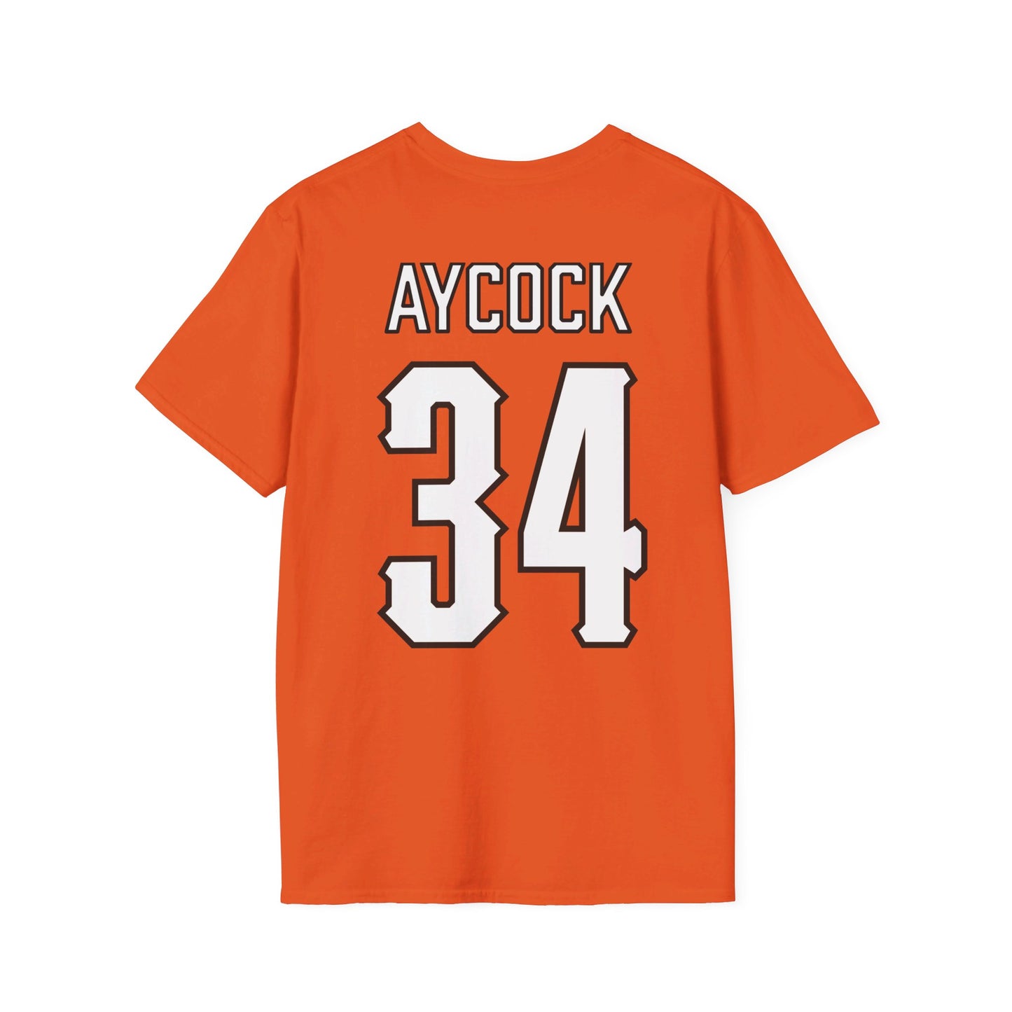 Kyra Aycock #34 Orange Pokes T-Shirt