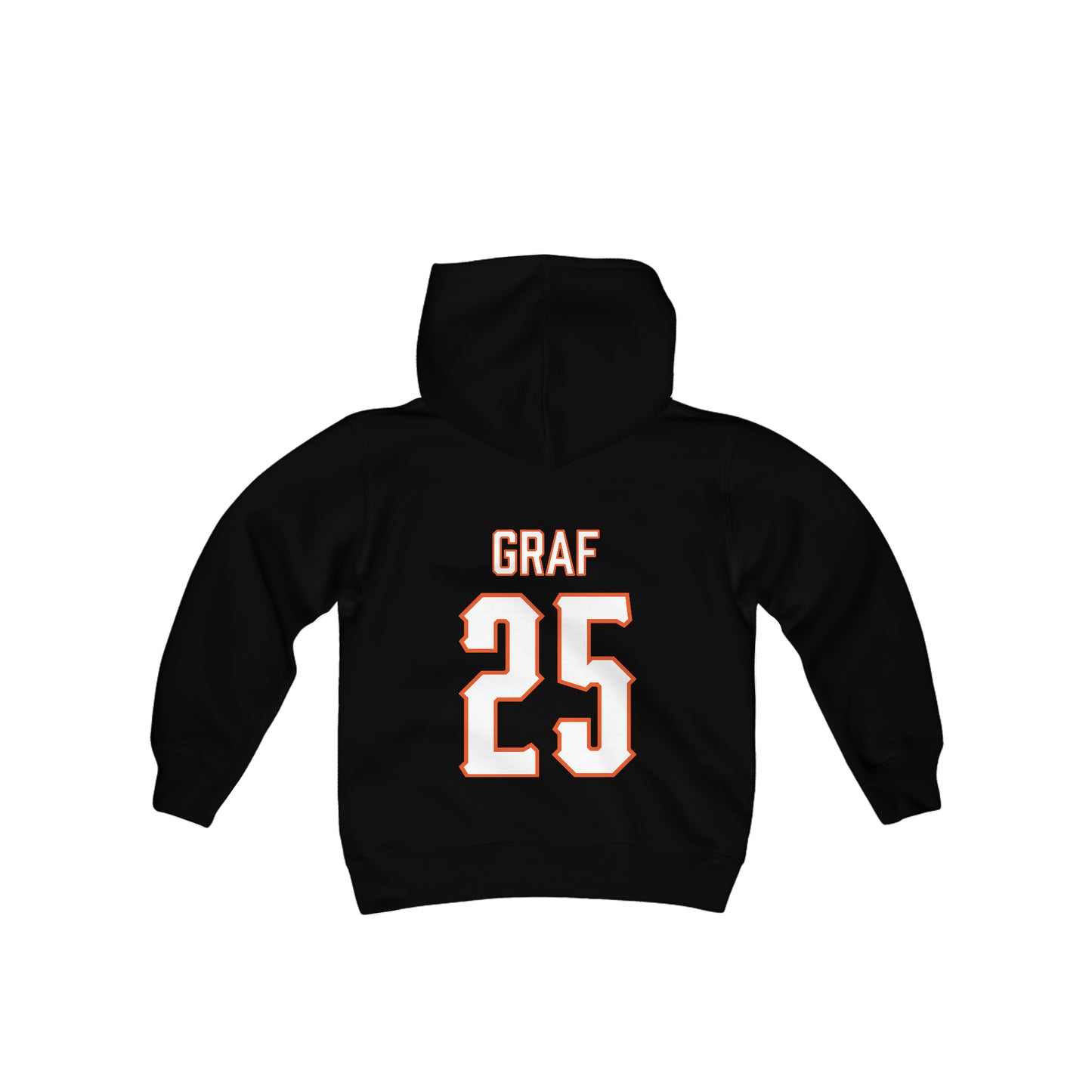 Youth Macy Graf #25 Cursive Cowgirls Hoodie