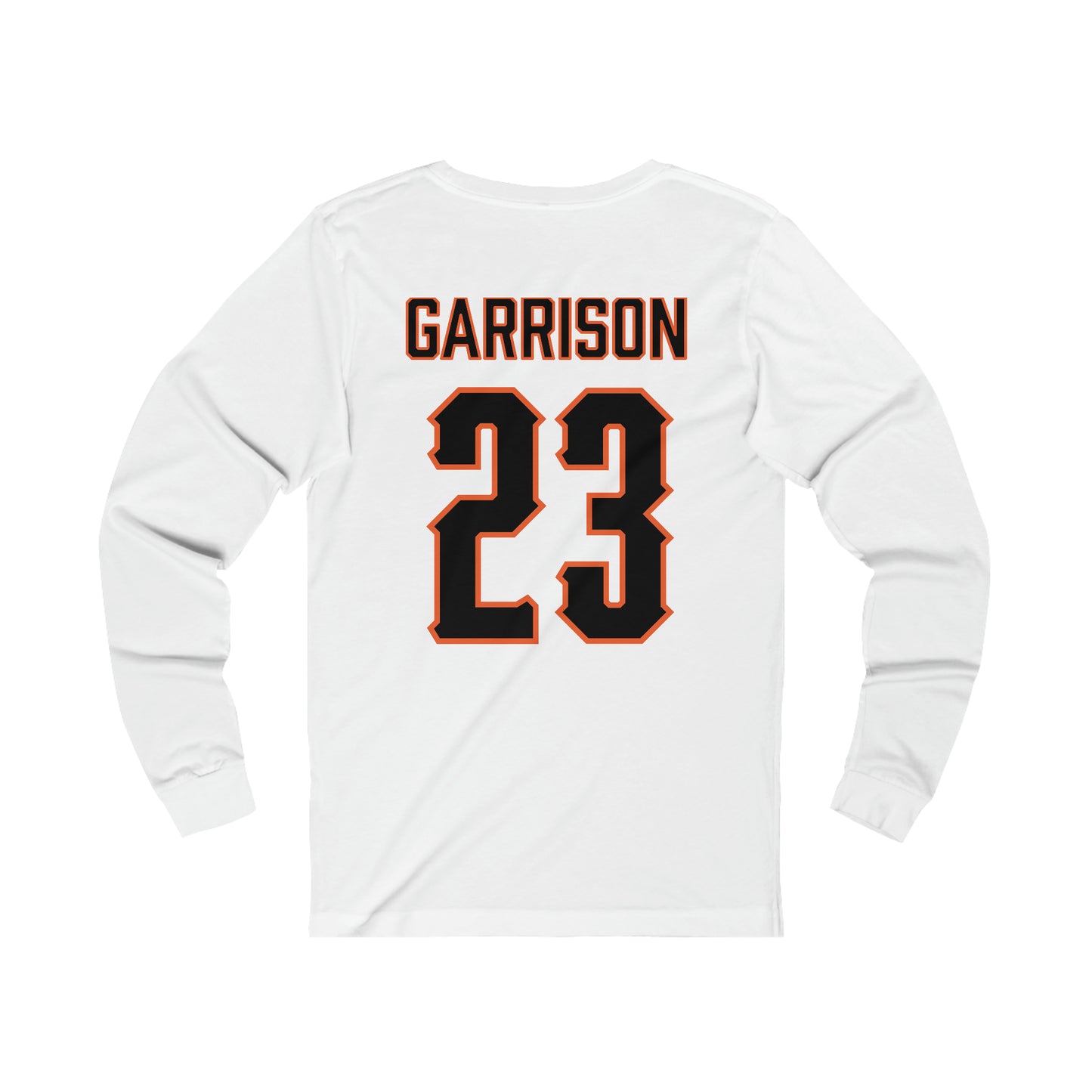 Brandon Garrison #23 Cursive Cowboys Long Sleeve T-Shirt