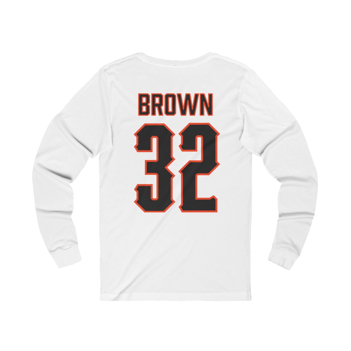 Gabe Brown #32 Cursive Cowboys Long Sleeve