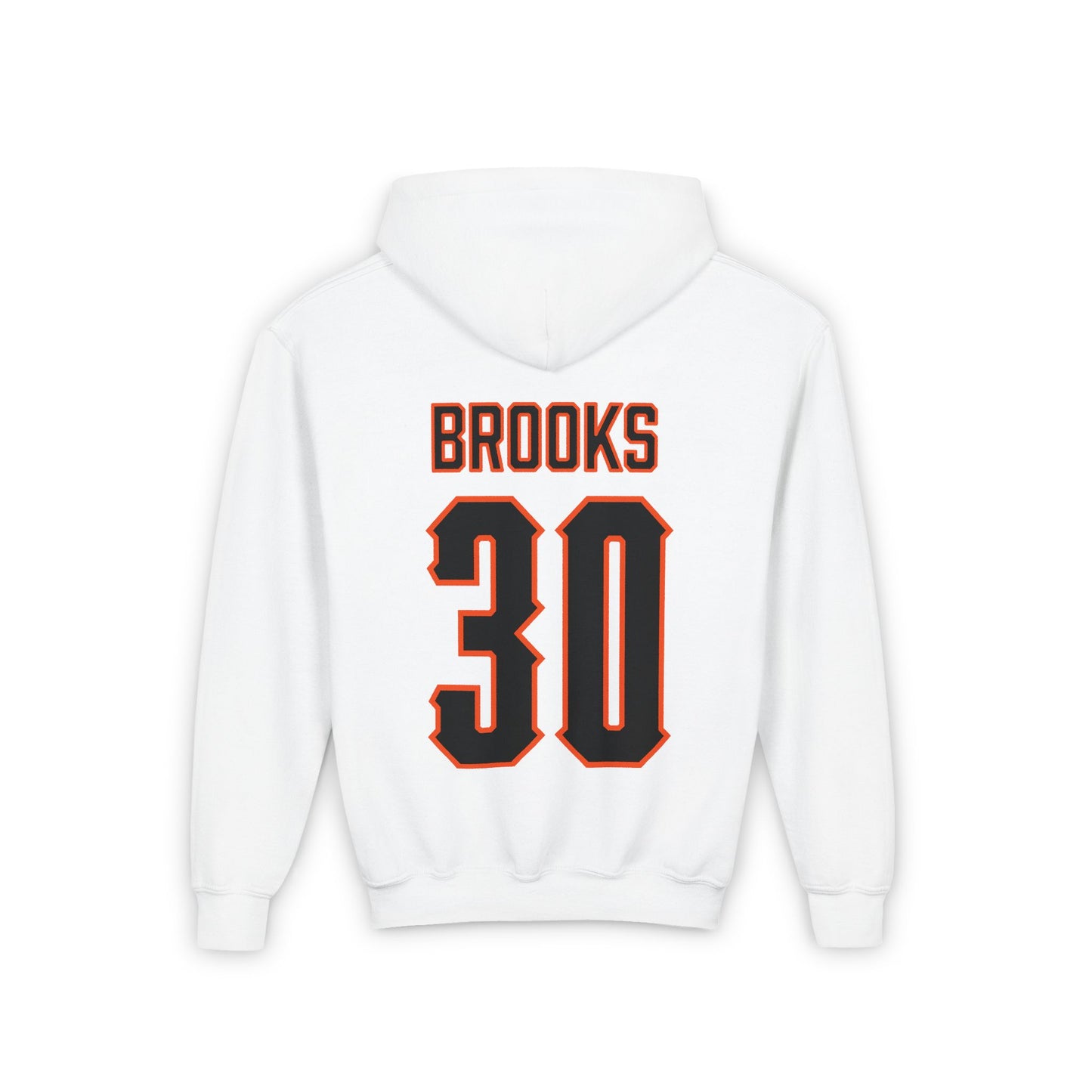 Youth Braylon Brooks #30 Cursive Cowboys Hoodie