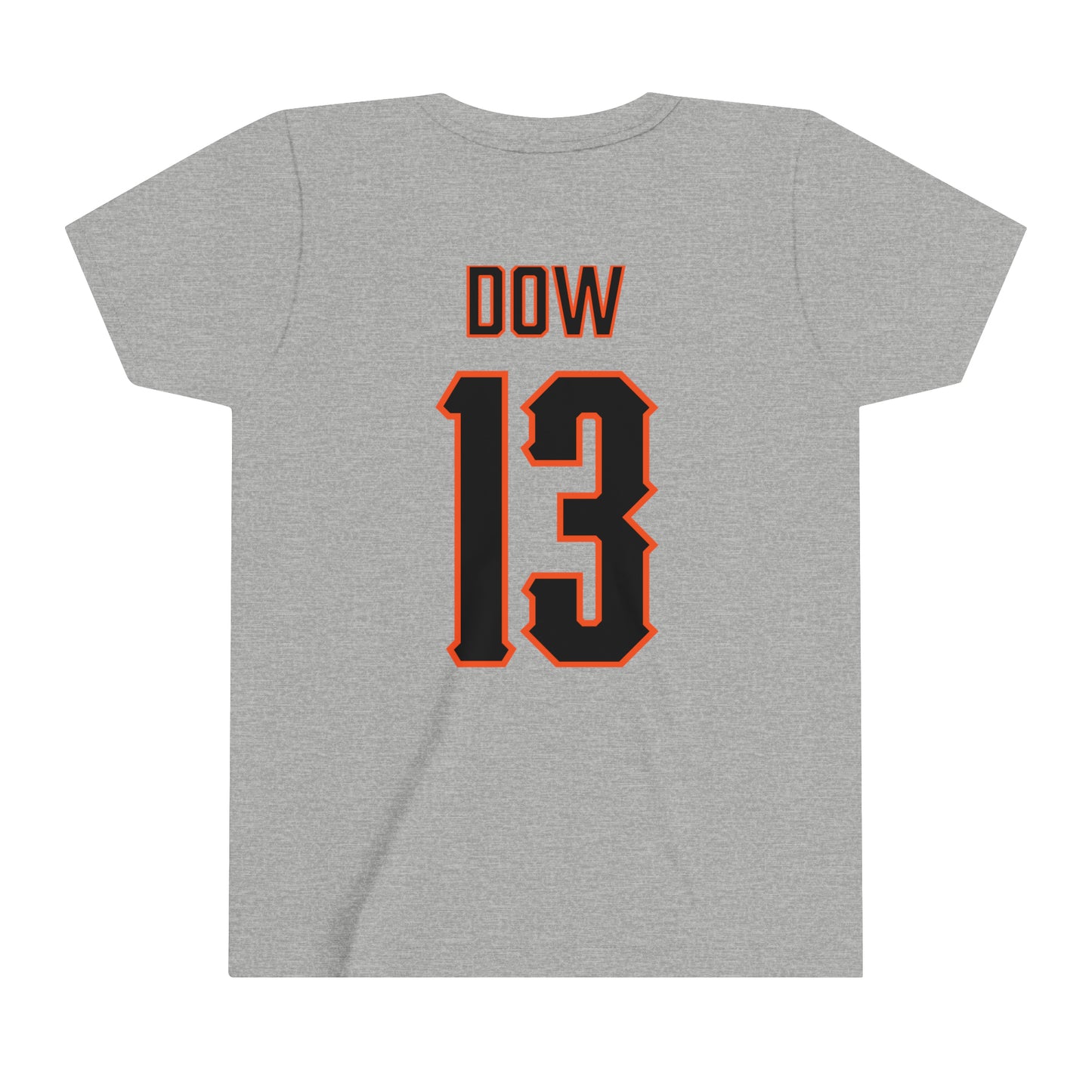 Connor Dow #13 Cursive Cowboys Youth T-Shirt