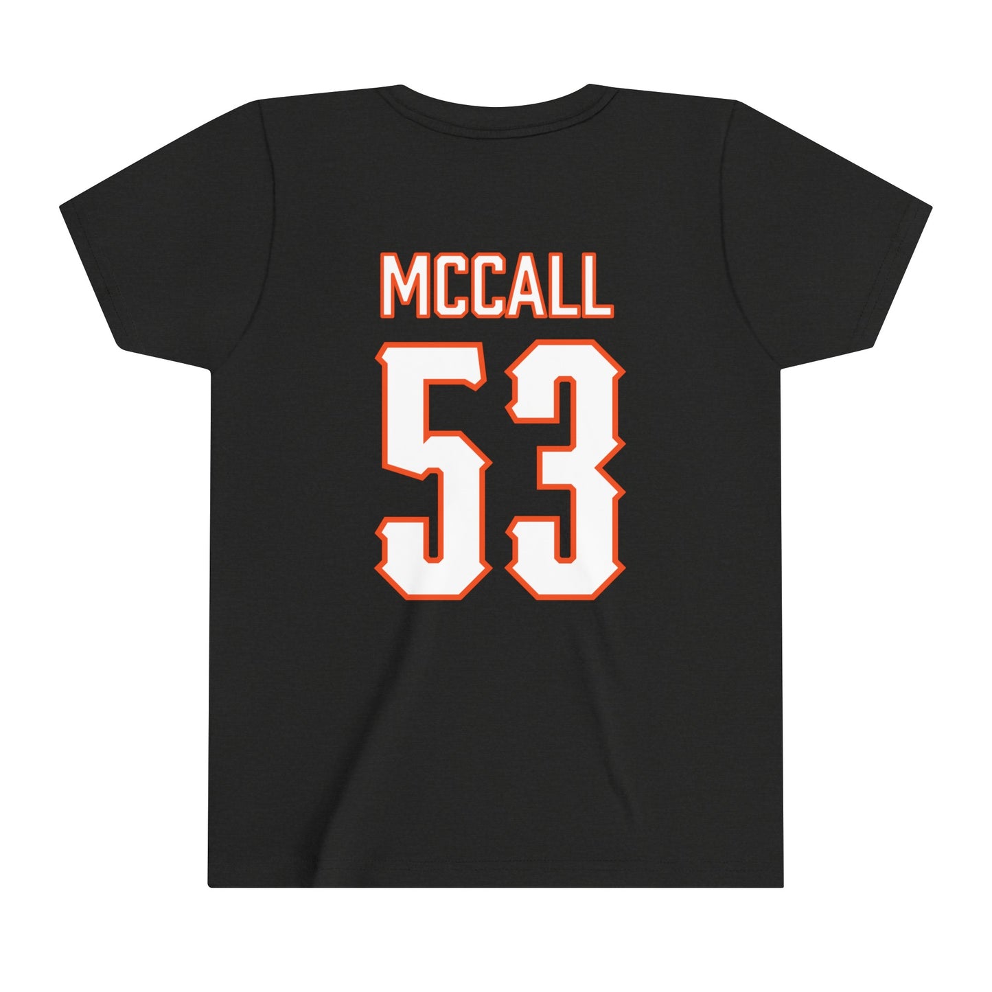 Youth Andrew McCall #53 Cursive Cowboys T-Shirt