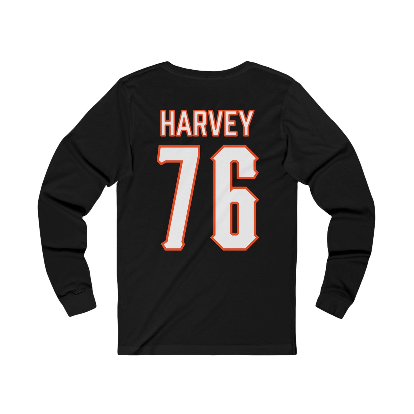 Calvin Harvey #76 Cursive Cowboys Long Sleeve