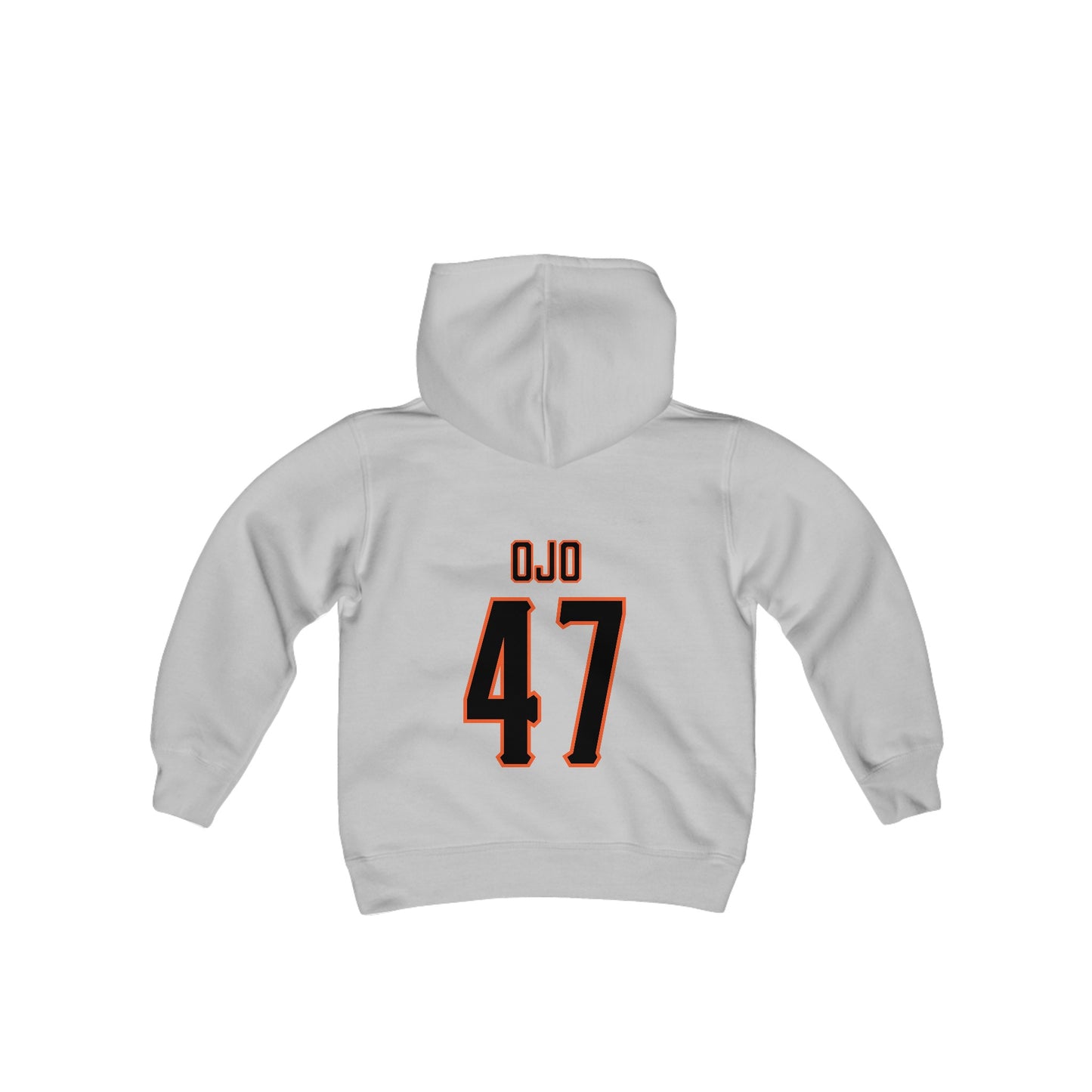 Youth Patrick Ojo #47 Cursive Cowboys Hoodie