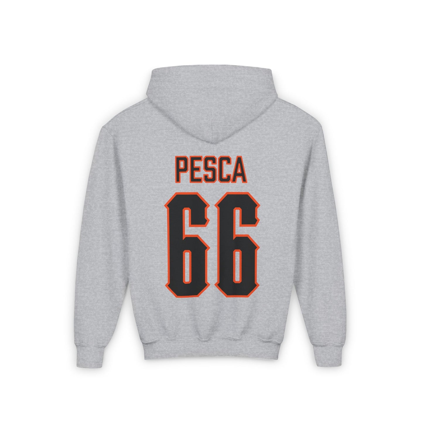 Youth M Pesca #66 Cursive Cowboys Hoodie