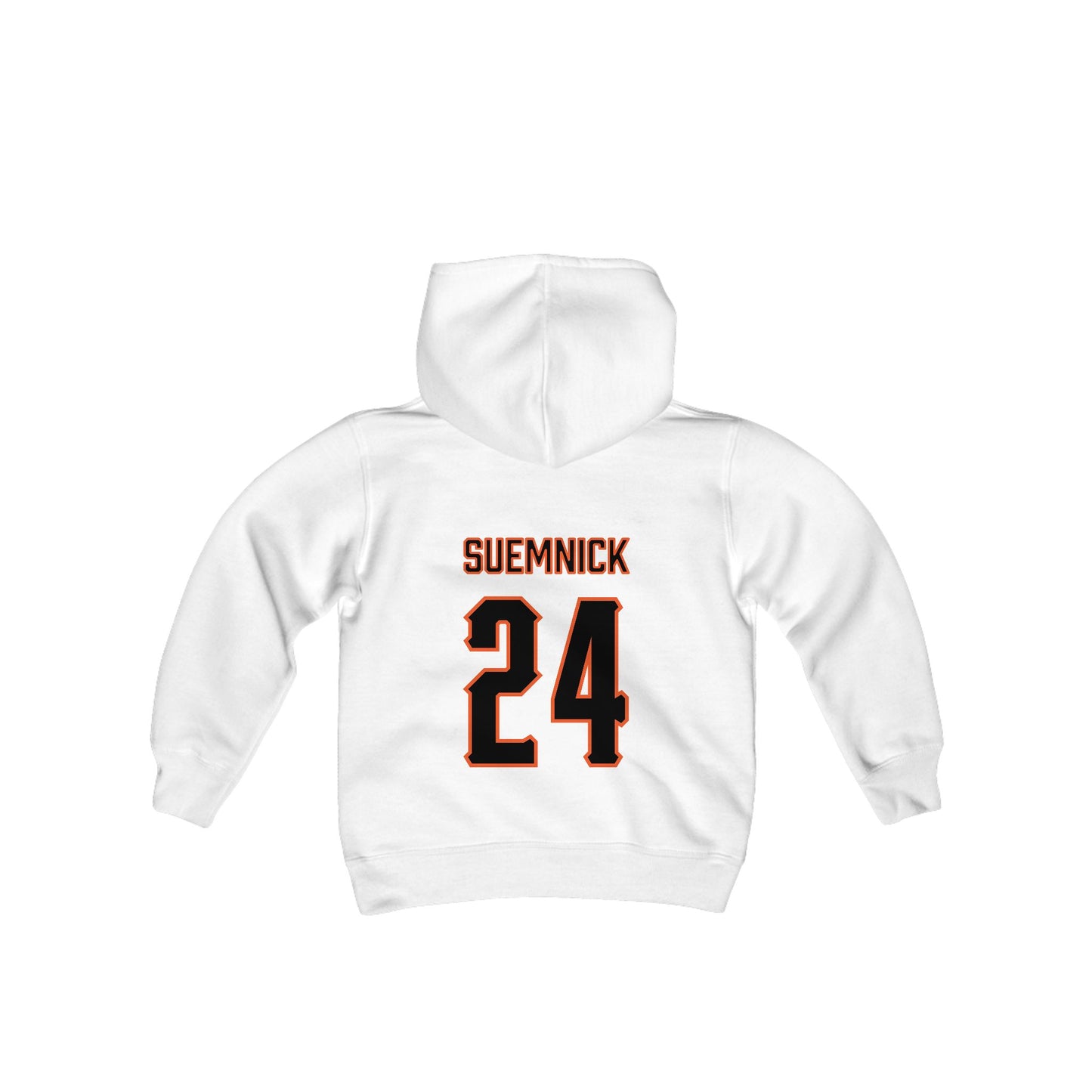 Youth Patrick Suemnick #24 Cursive Cowboys Hoodie