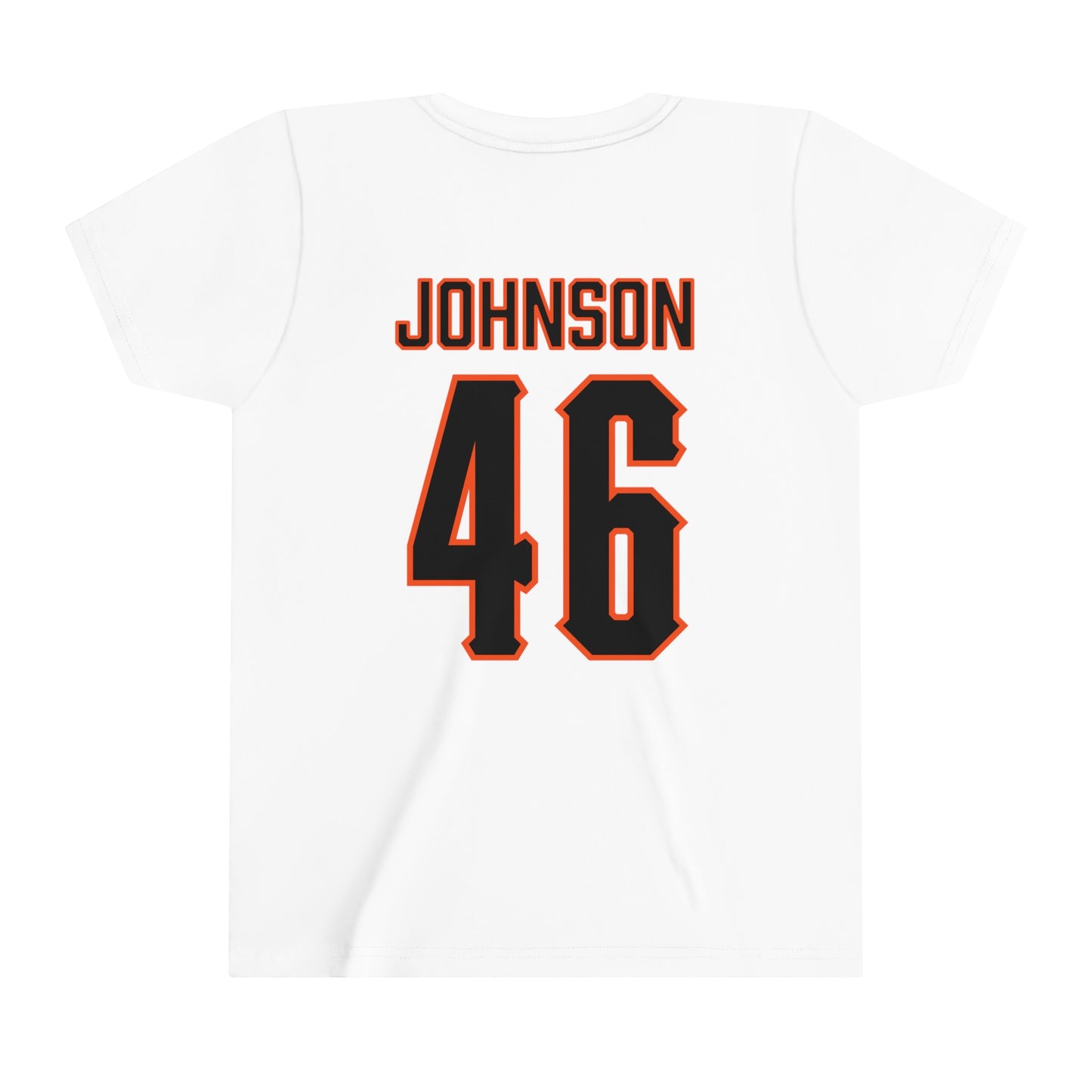 Youth Temerrick Johnson #46 Cursive Cowboys T-Shirt