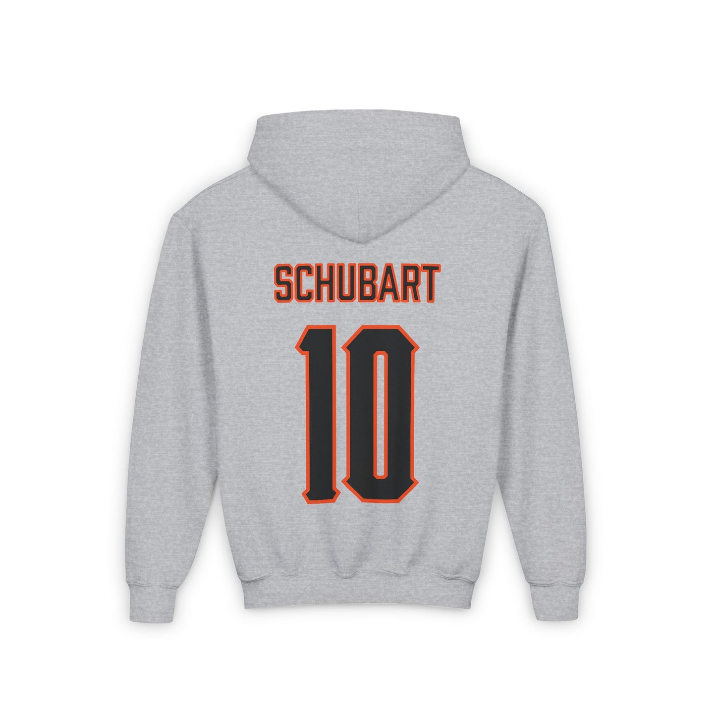 Youth Nolan Schubart #10 Cursive Cowboys Hoodie