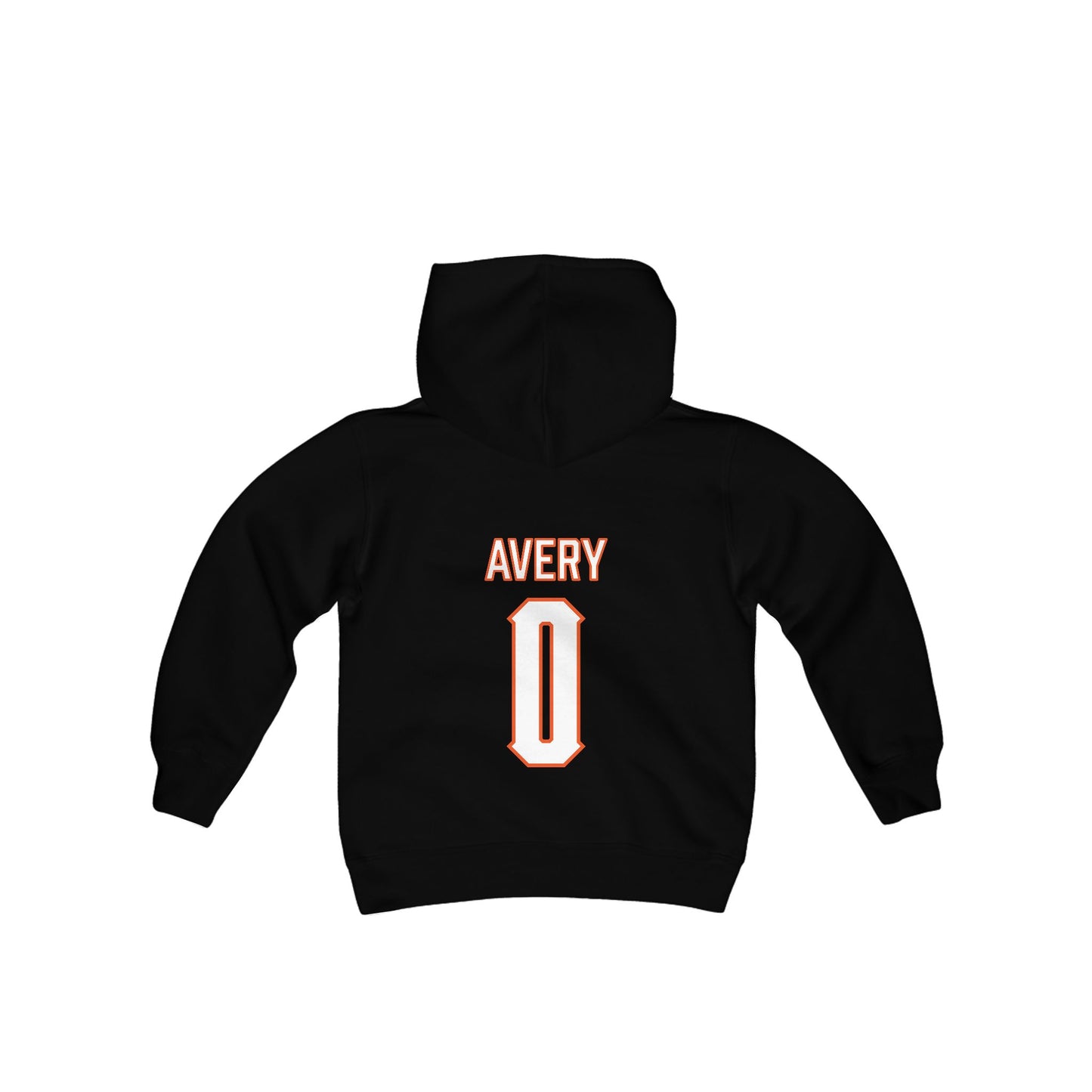 Youth Marchelus Avery #0 Cursive Cowboys Hoodie