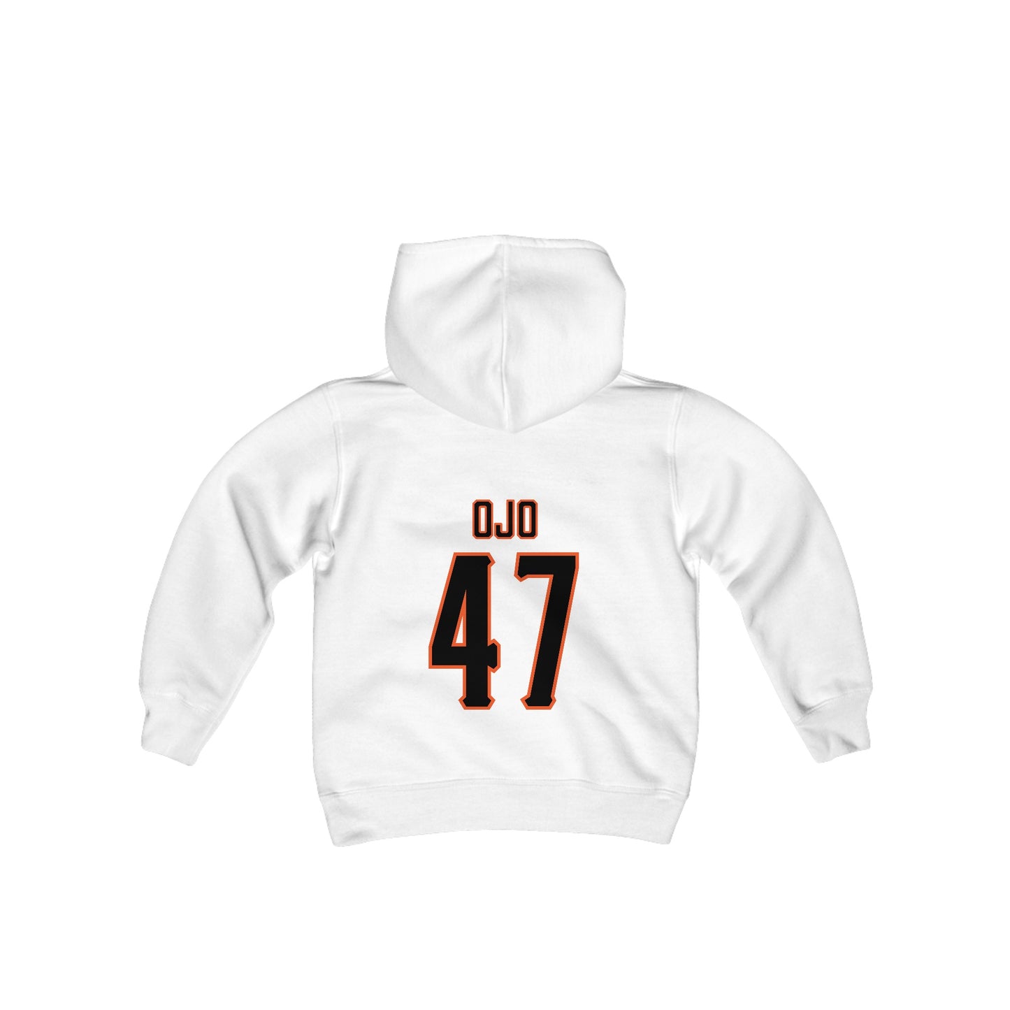 Youth Patrick Ojo #47 Cursive Cowboys Hoodie