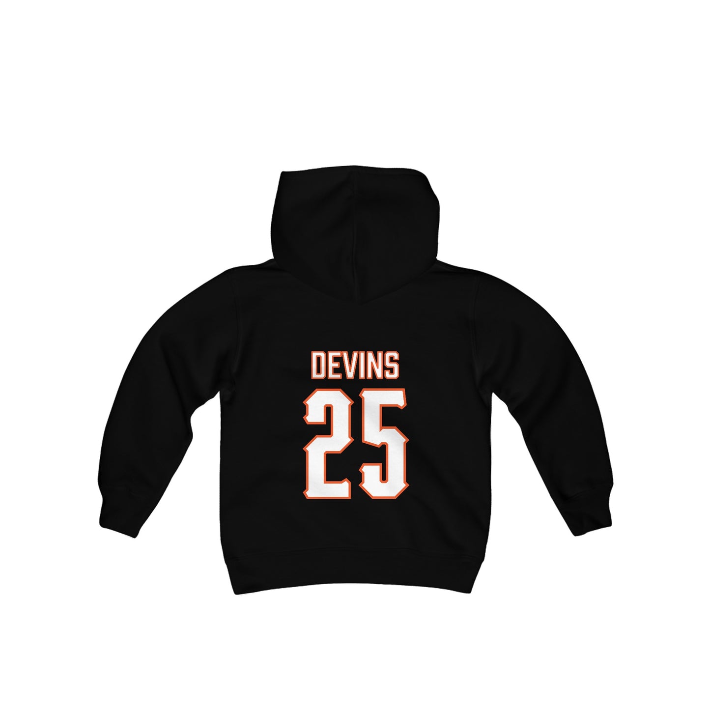 Youth Hudson Devins #25 Cursive Cowboys Hoodie