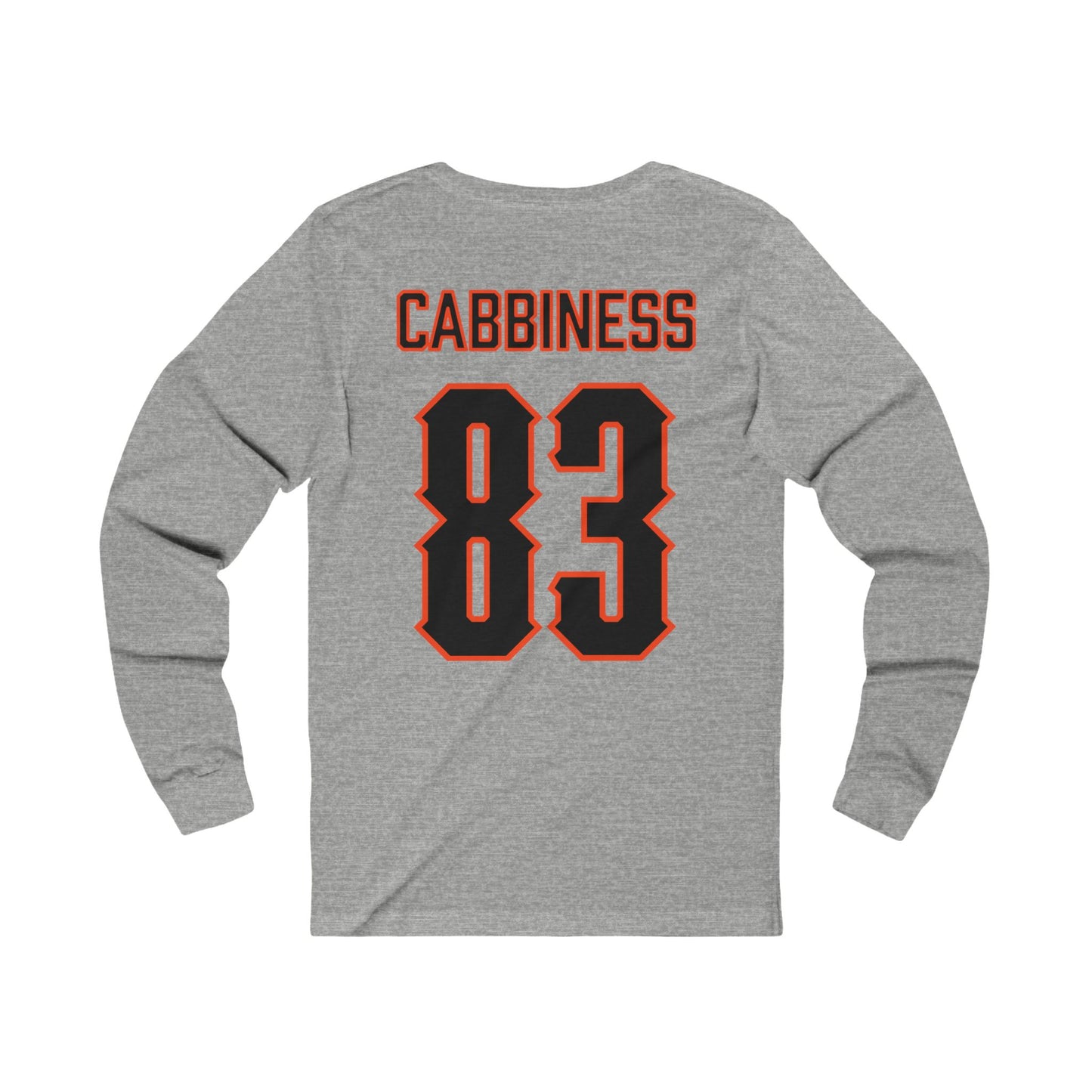 Cale Cabbiness #83 Cursive Cowboys Long Sleeve