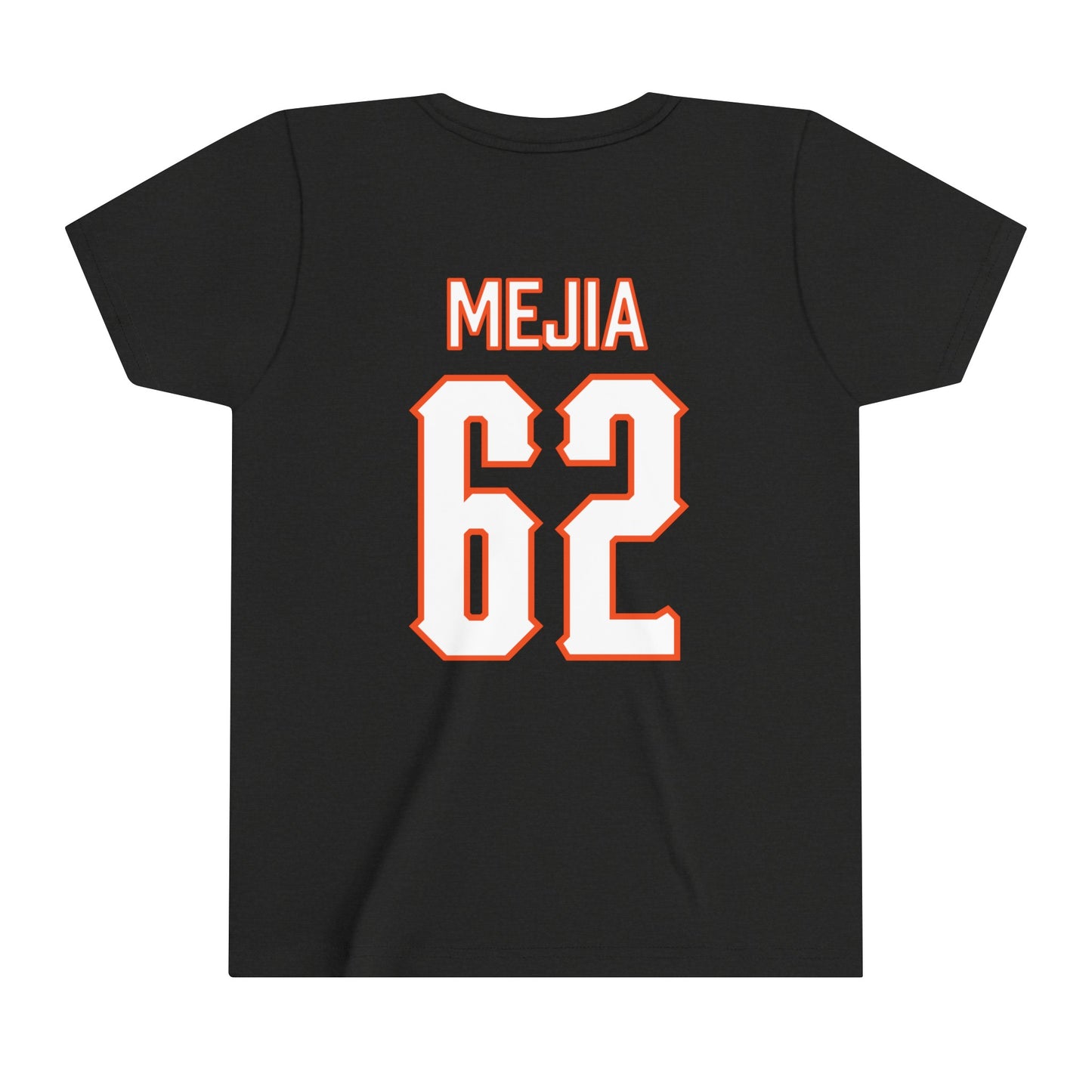 Youth Jamison Mejia #62 Cursive Cowboys T-Shirt