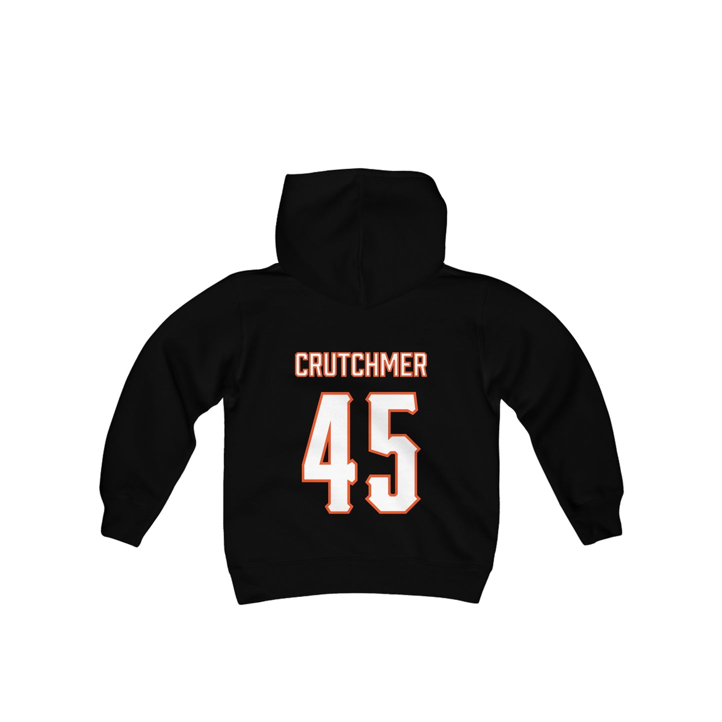 Youth Justin Crutchmer #45 Cursive Cowboys Hoodie