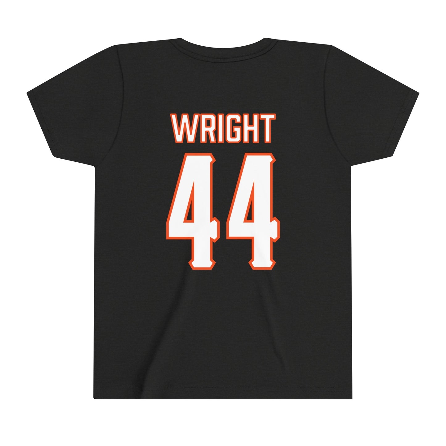 Youth Justin Wright #44 Cursive Cowboys T-Shirt