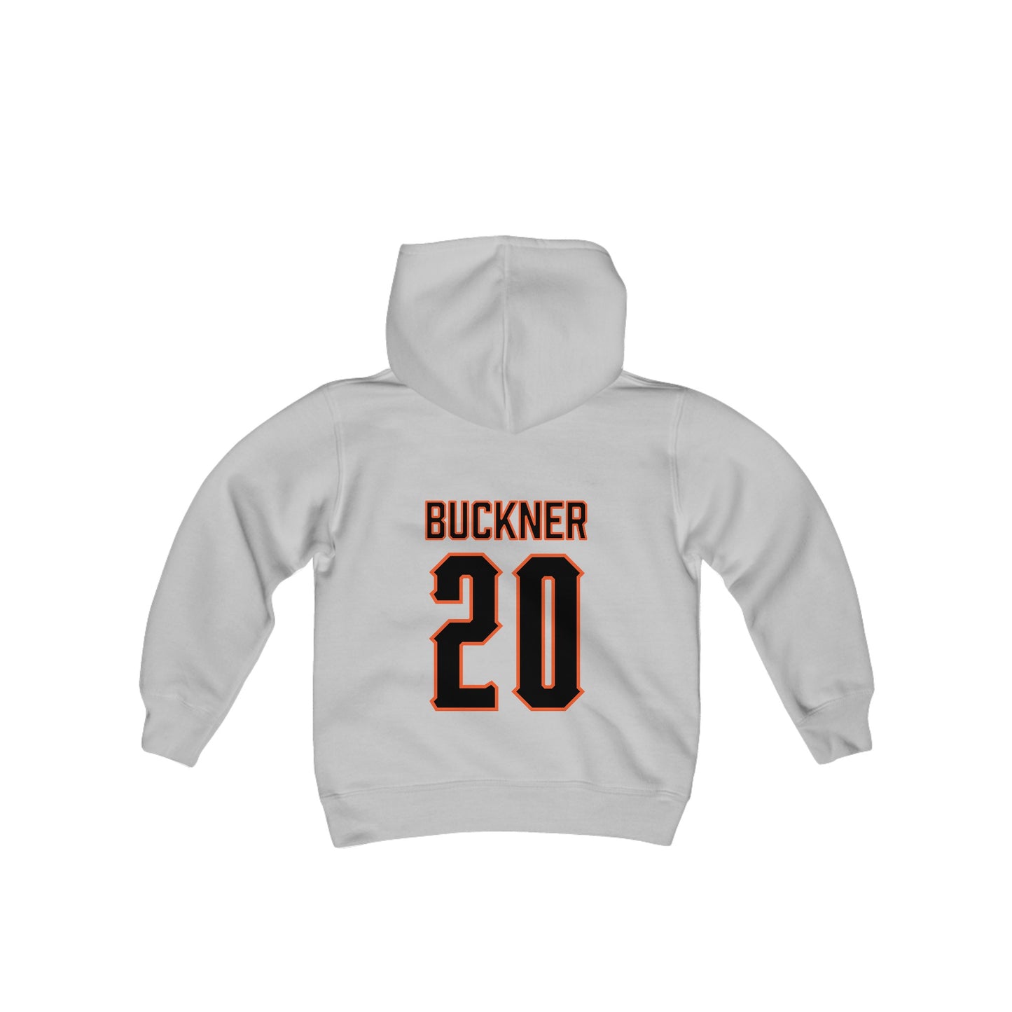 Youth DeSean Buckner #20 Cursive Cowboys Hoodie