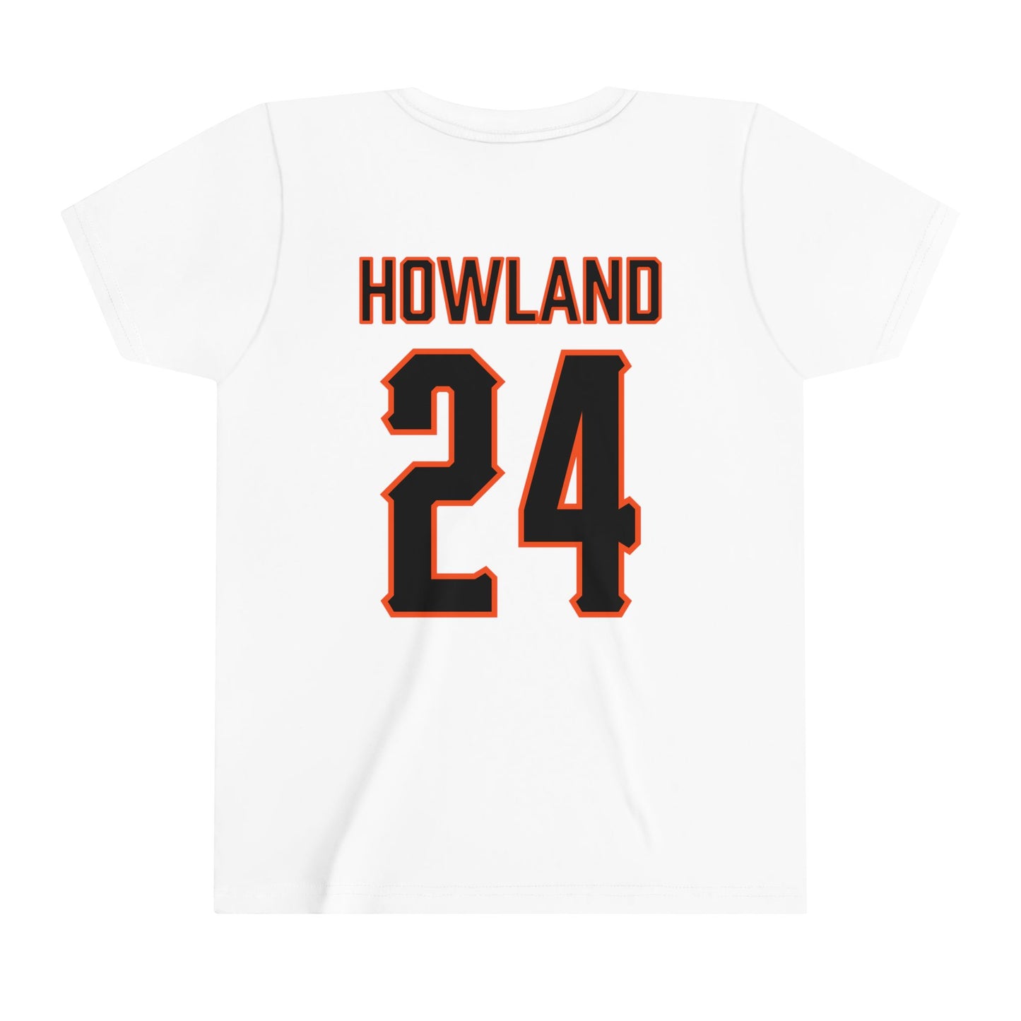 Youth Trenten Howland #24 Cursive Cowboys T-Shirt