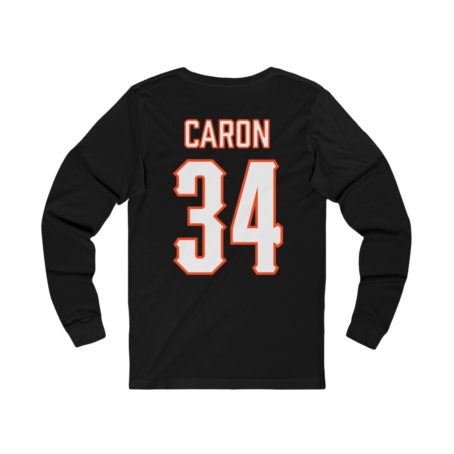 Tyler Caron #34 Cursive Cowboys Long Sleeve