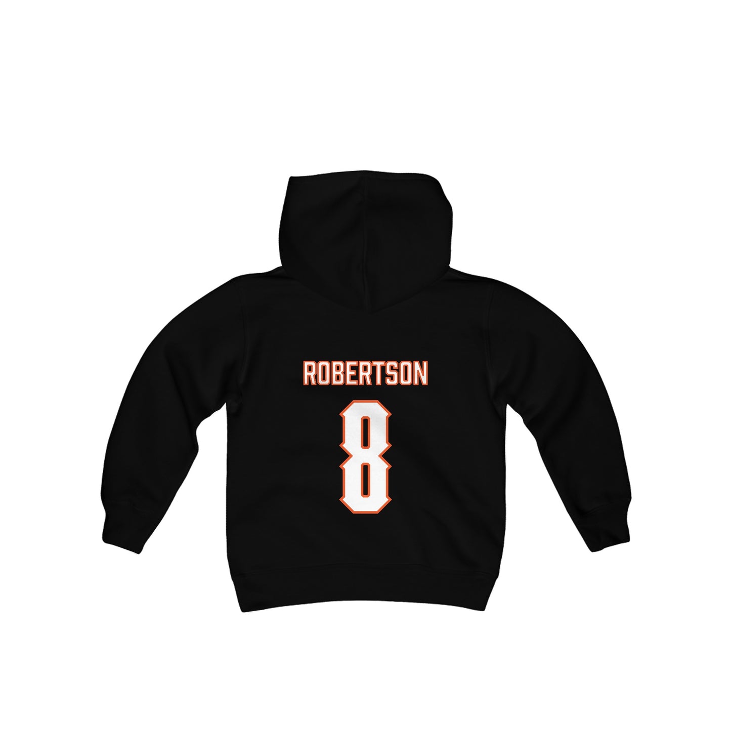 Youth Parker Robertson #8 Cursive Cowboys Hoodie