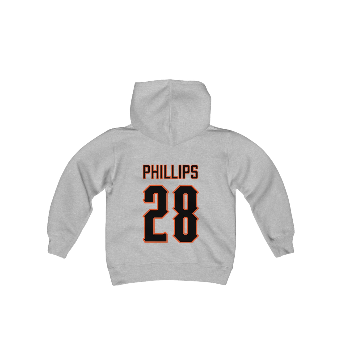 Youth Brennan Phillips #28 Pitching Pete Hoodie