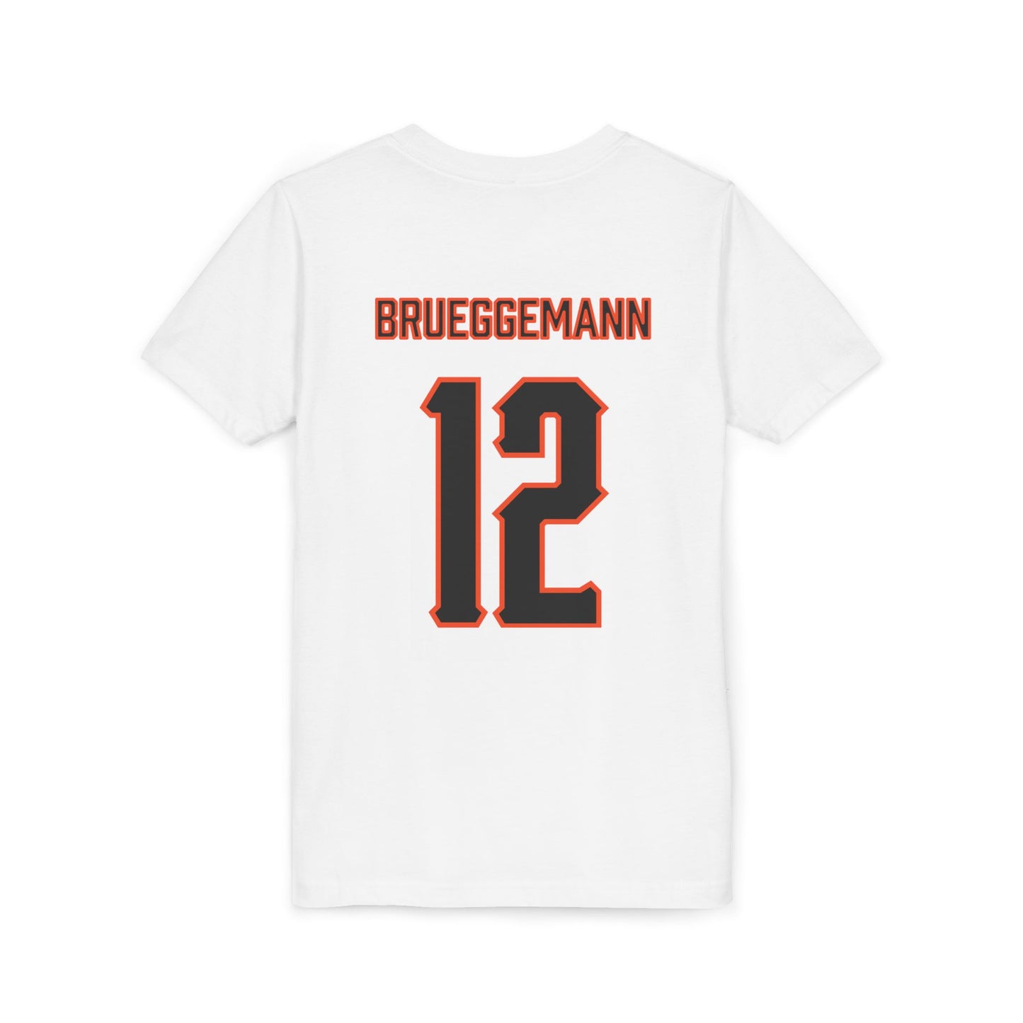 Youth Colin Brueggemann #12 Cursive Cowboys T-Shirt