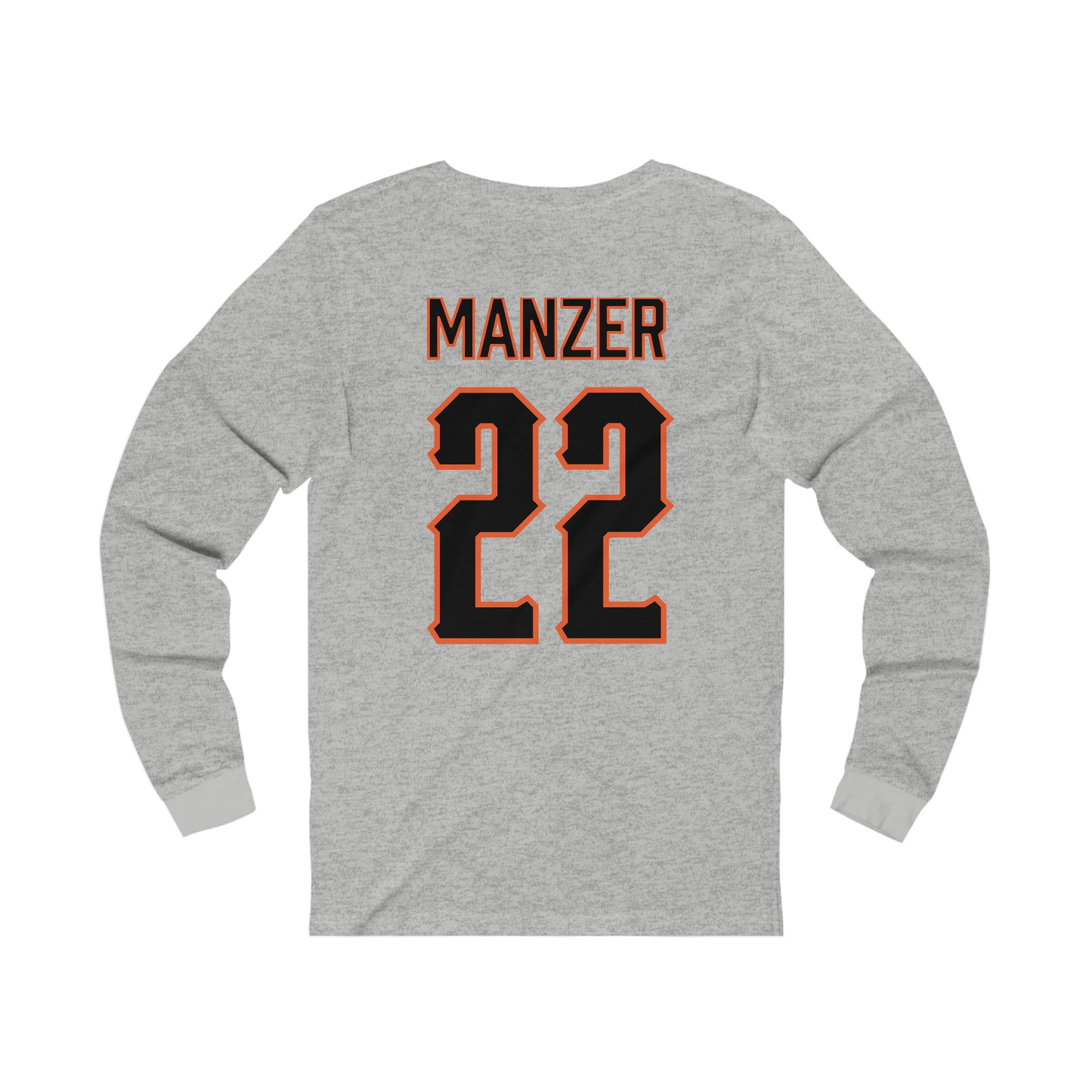 Brooks Manzer #22 Cursive Cowboys Long Sleeve T-Shirt