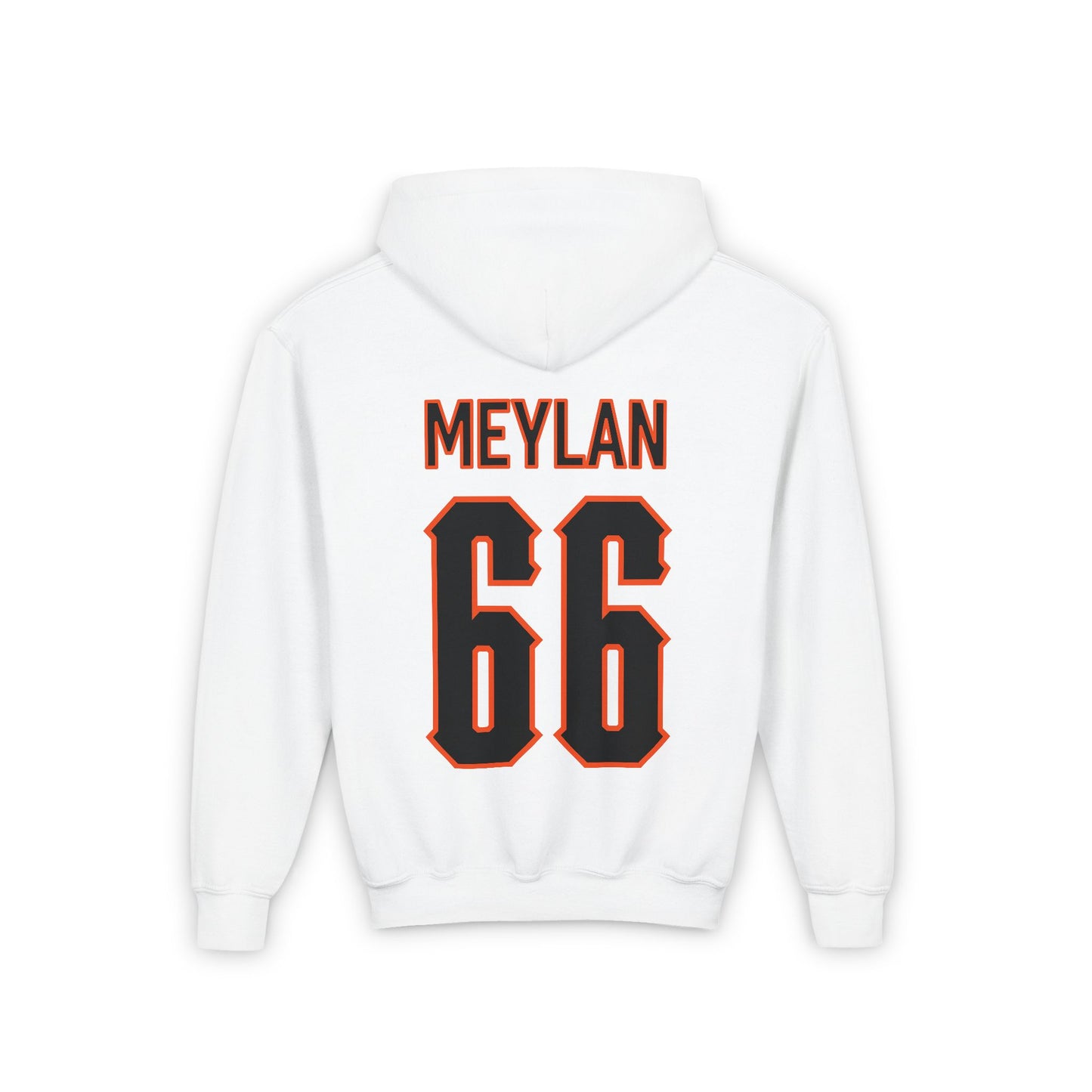 Youth Ruby Meylan #66 Cursive Cowgirls Hoodie