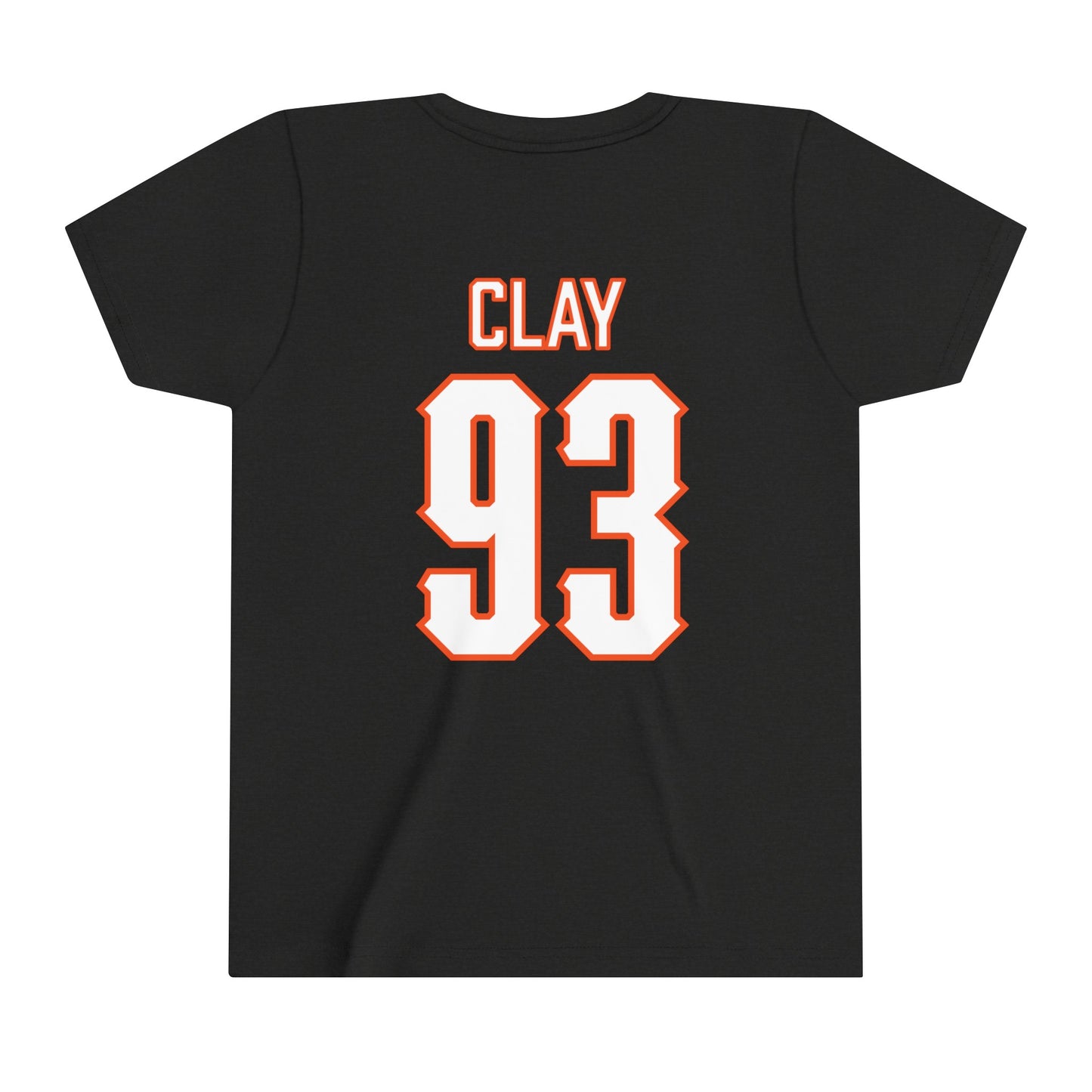 Youth Collin Clay #93 Cursive Cowboys T-Shirt