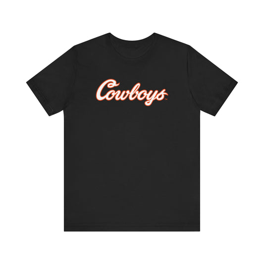 Trevor Dopps Cursive Cowboys T-Shirt