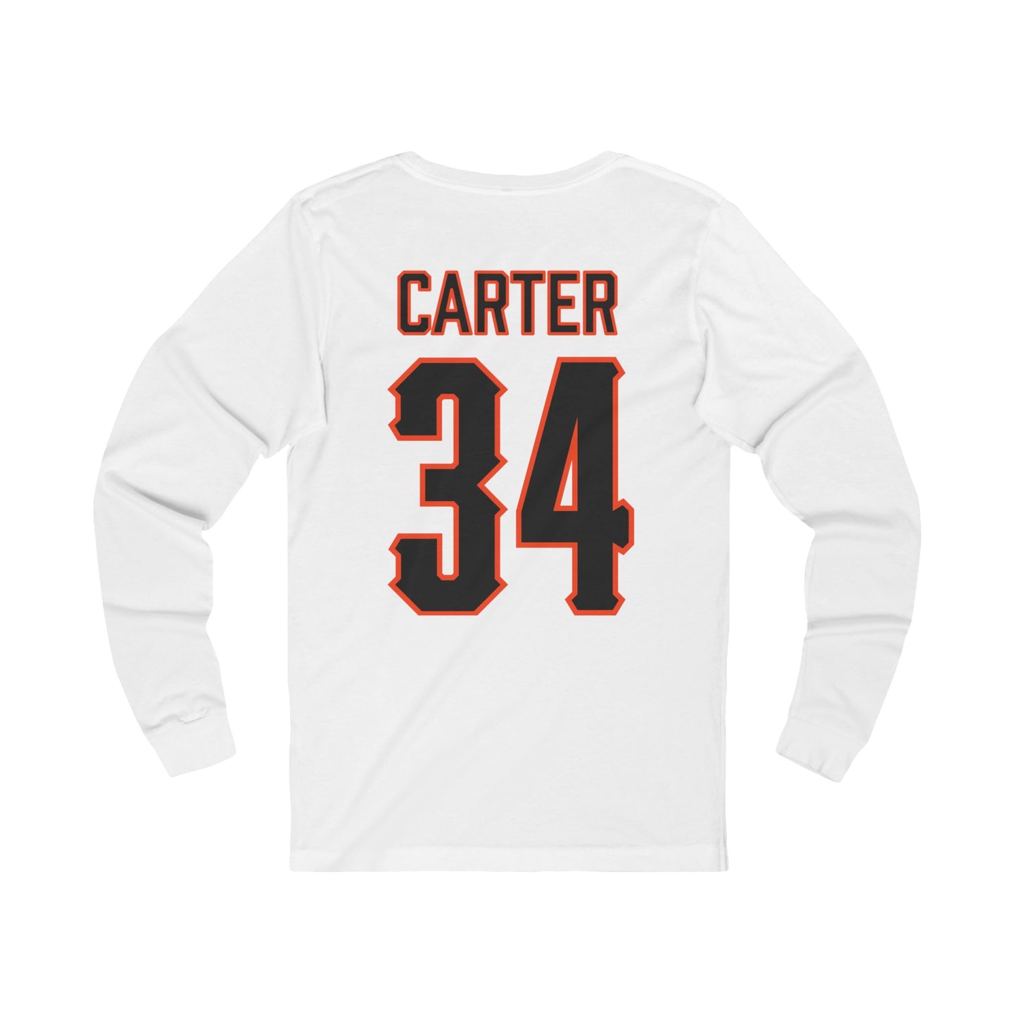 Charlie Carter #34 Cursive Cowboys Long Sleeve