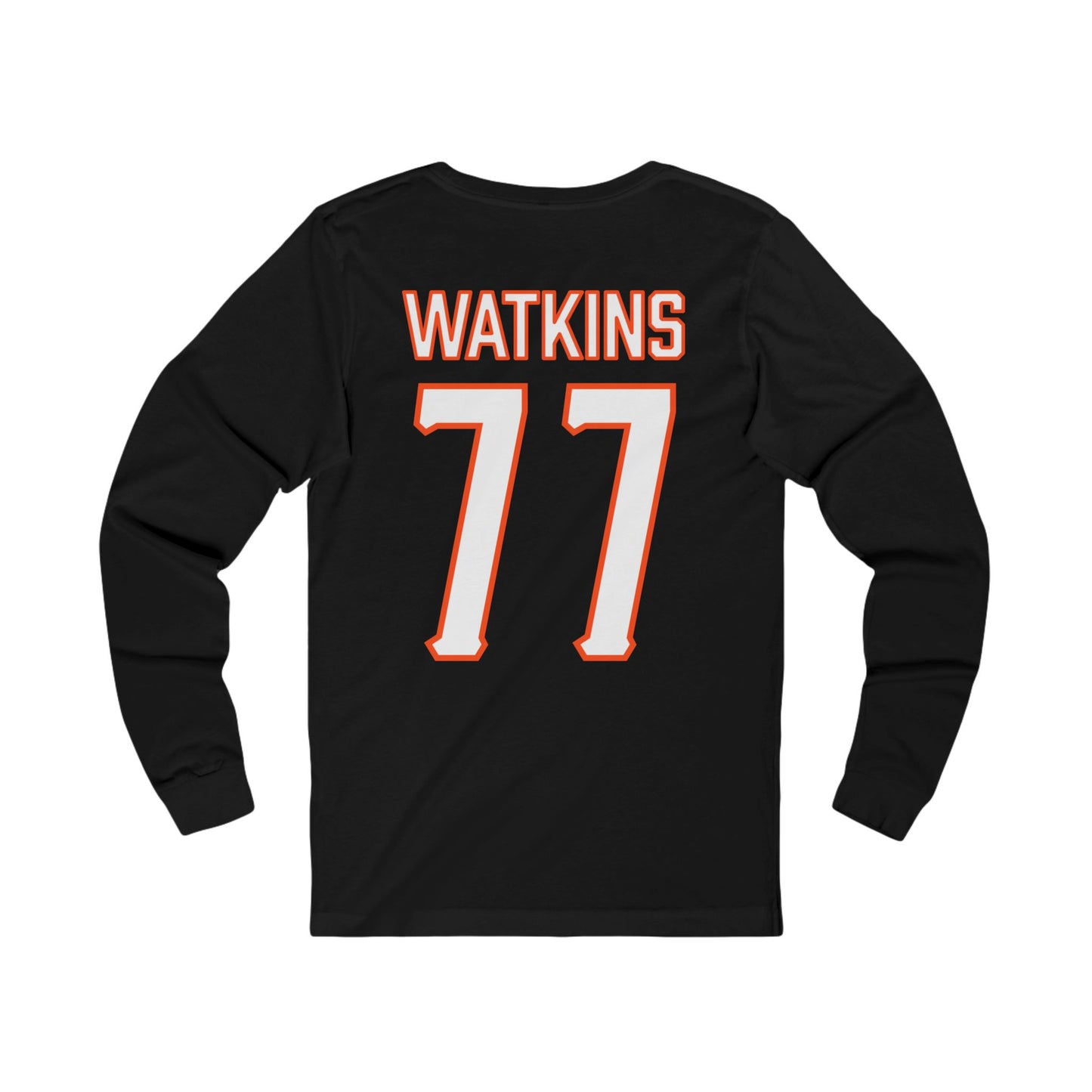 Hunter Watkins #77 Cursive Cowboys Long Sleeve