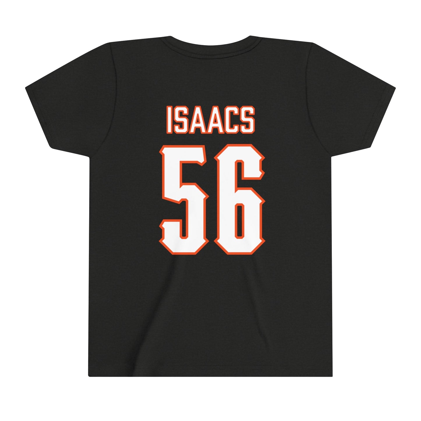 Youth Aiden Isaacs #56 Cursive Cowboys T-Shirt