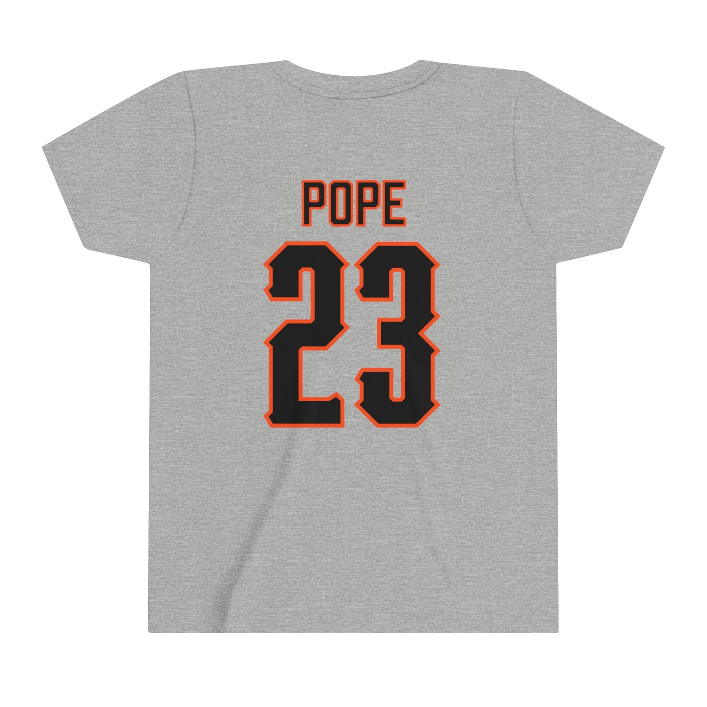 Youth Jalen Pope #23 Cursive Cowboys T-Shirt