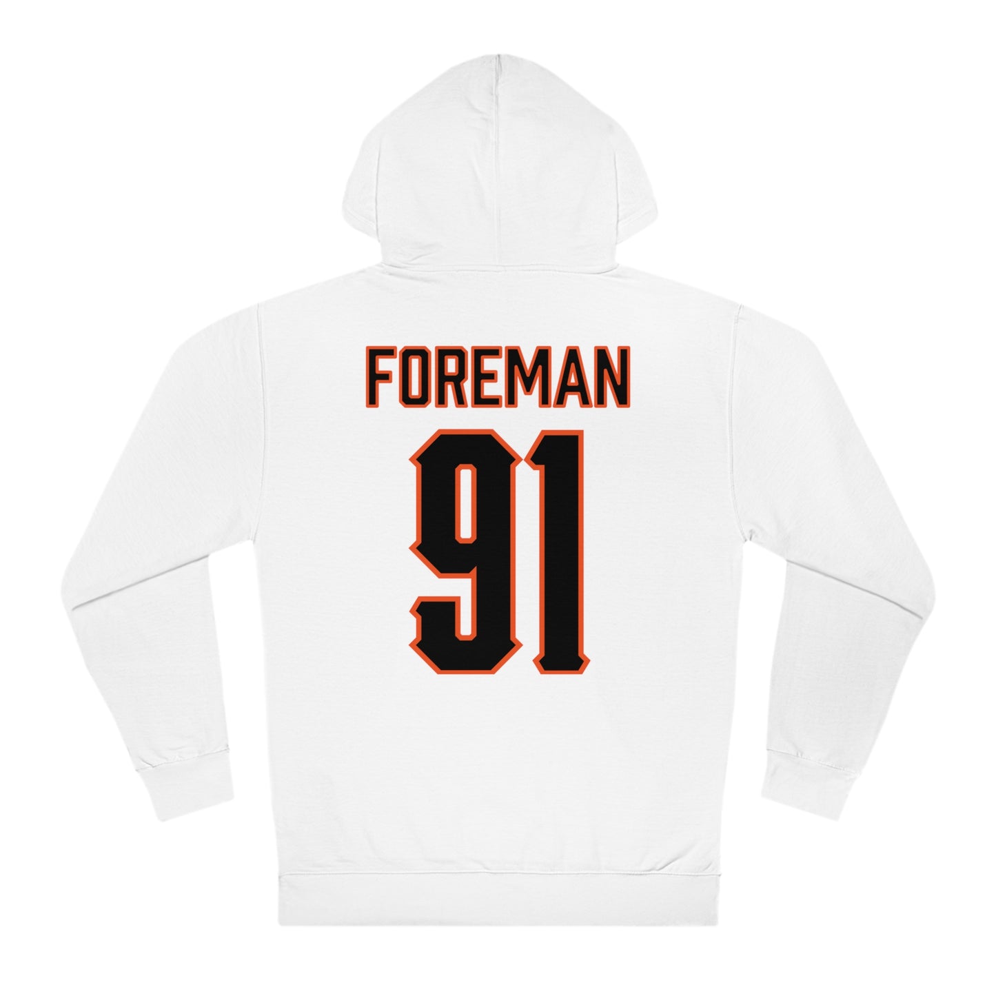 Jaedon Foreman #91 Cursive Cowboys Hoodie