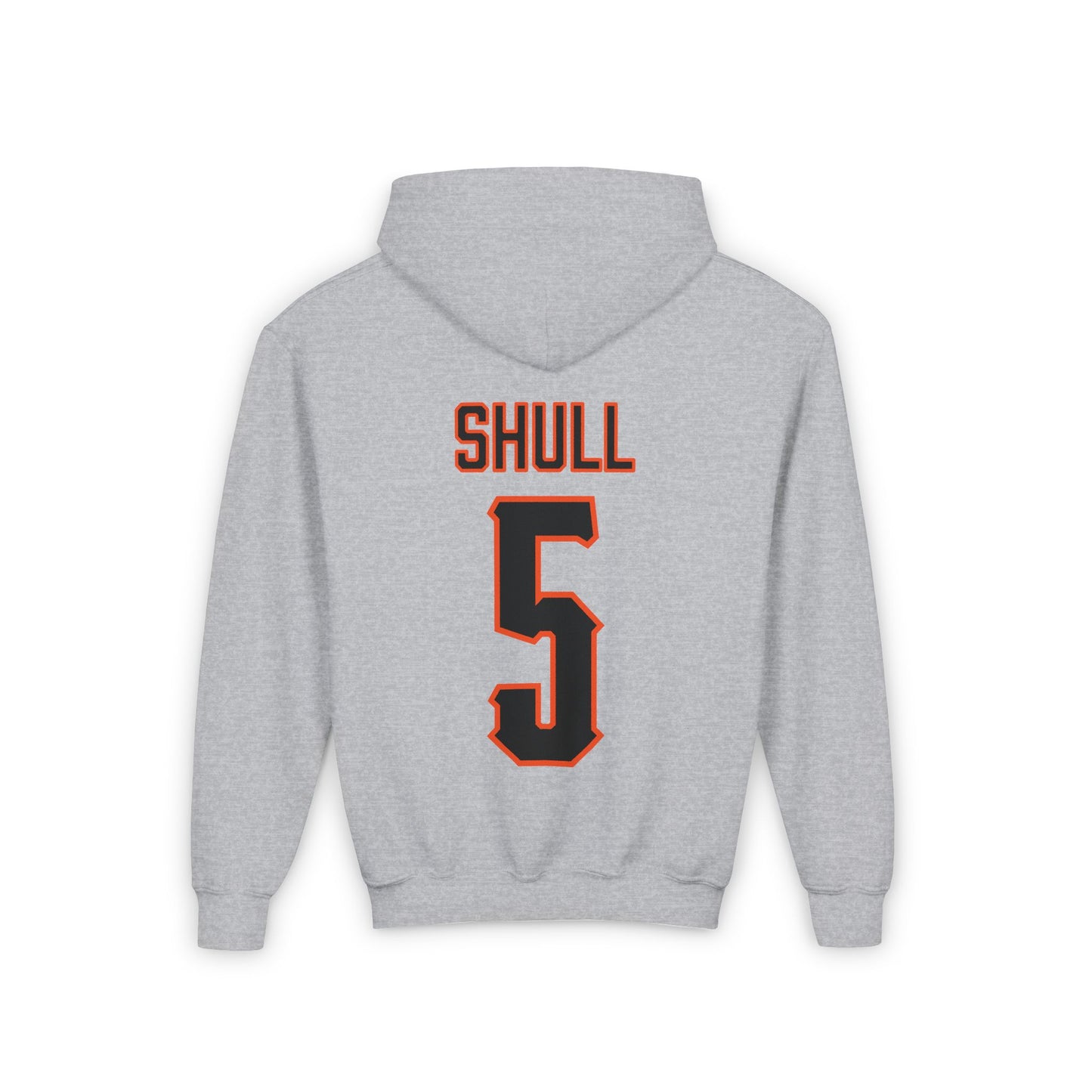 Youth Garrett Shull #5 Cursive Cowboys Hoodie