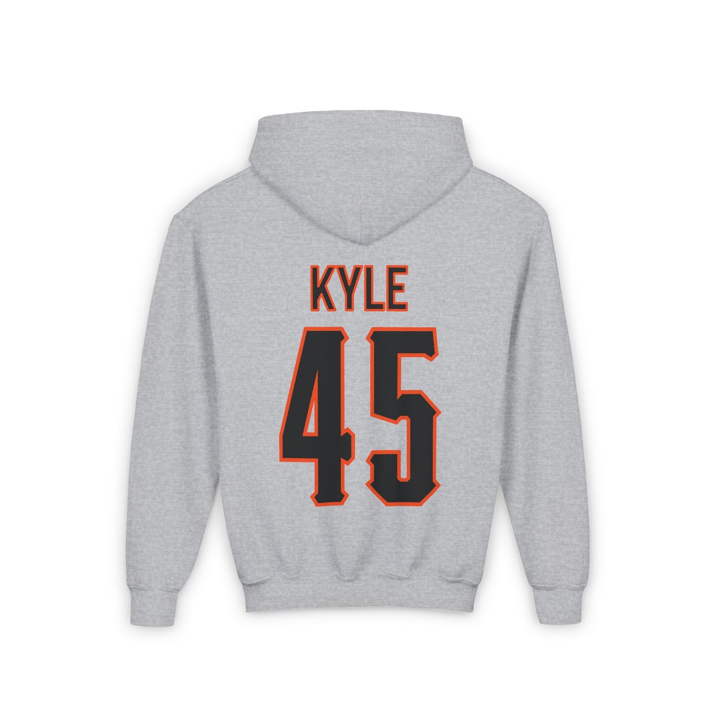 Youth Landry Kyle #45 Cursive Cowboys Hoodie