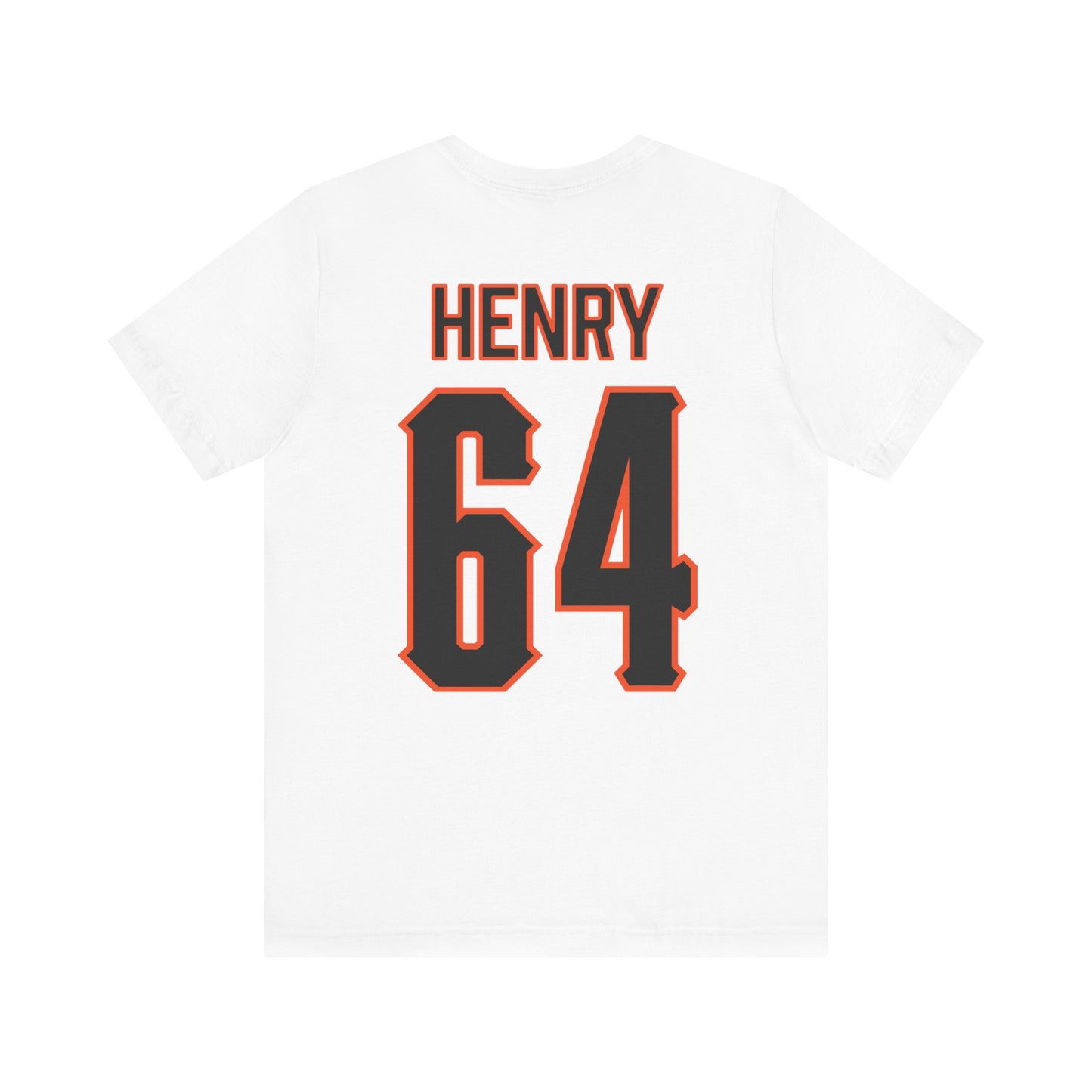 Jarrett Henry #64 Cursive Cowboys T-Shirt