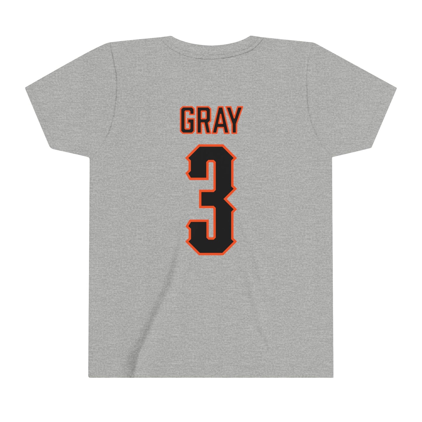 Youth Micah Gray #3 Cursive Cowgirls T-Shirt